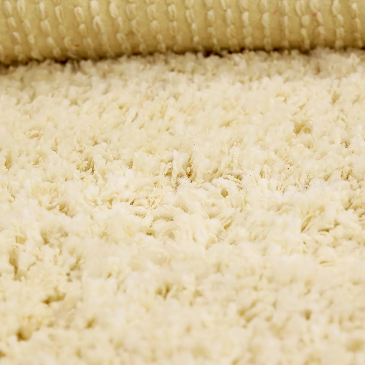 Shaggy koberce - Combarro Solid Cotton Shaggy (světle žlutá)