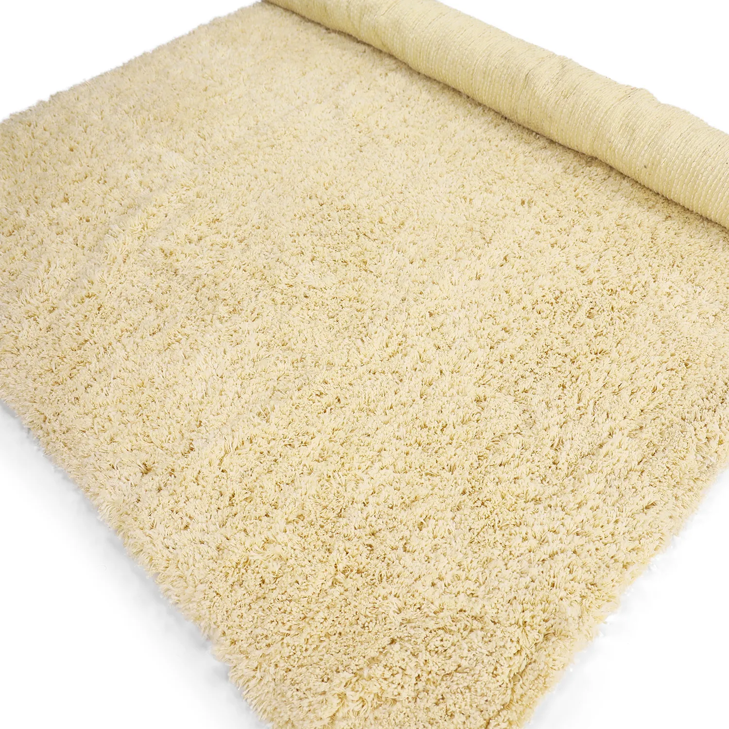 Shaggy koberce - Combarro Solid Cotton Shaggy (světle žlutá)