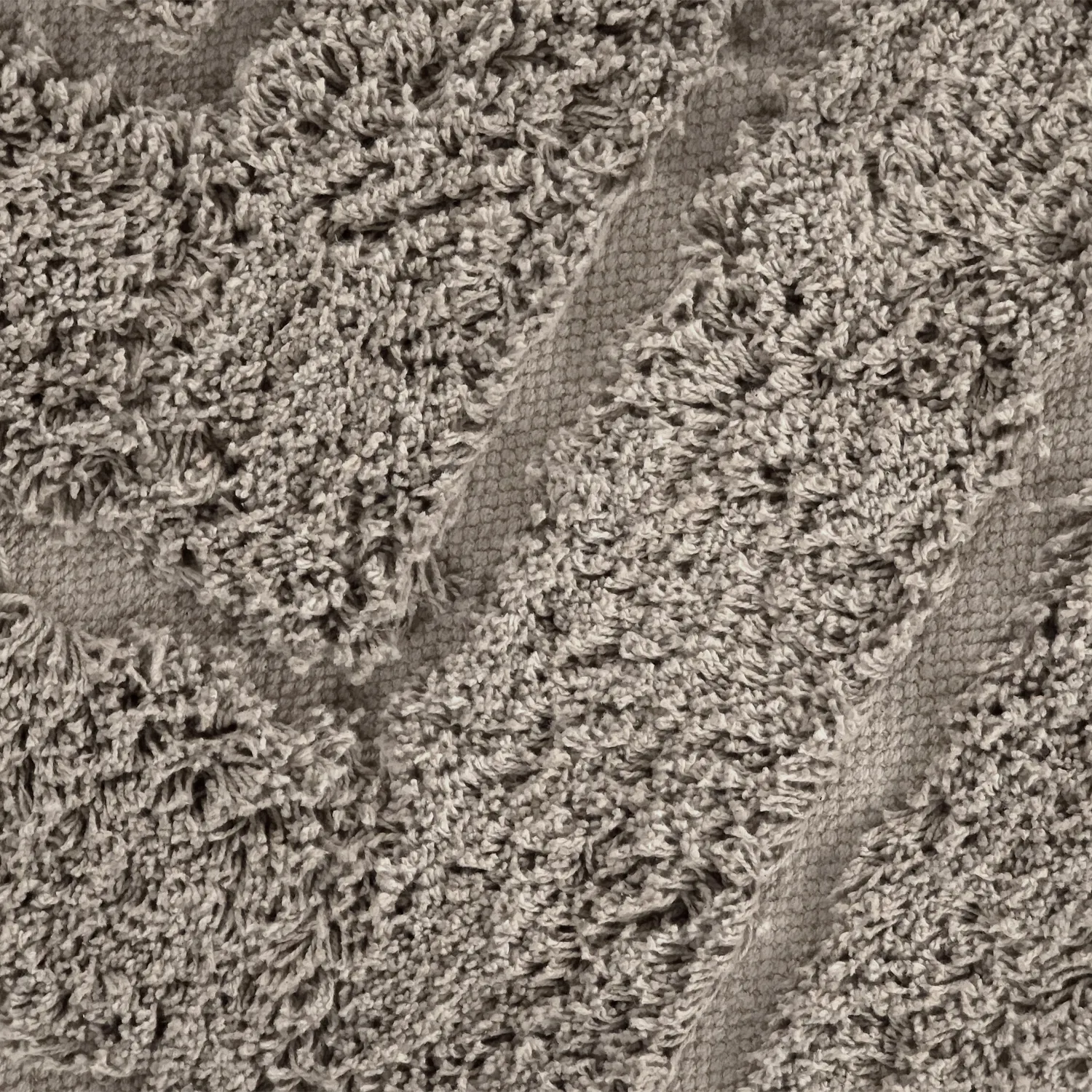 Kulatý koberec - Conara Natural Cotton Shaggy (taupe)