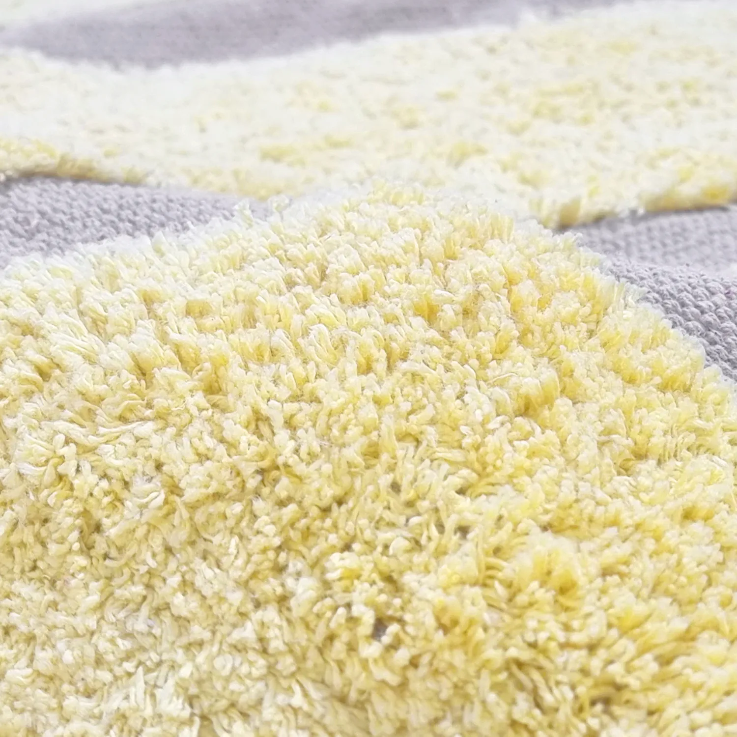 Shaggy koberce - Cyrus Natural Cotton Shaggy (žlutá)