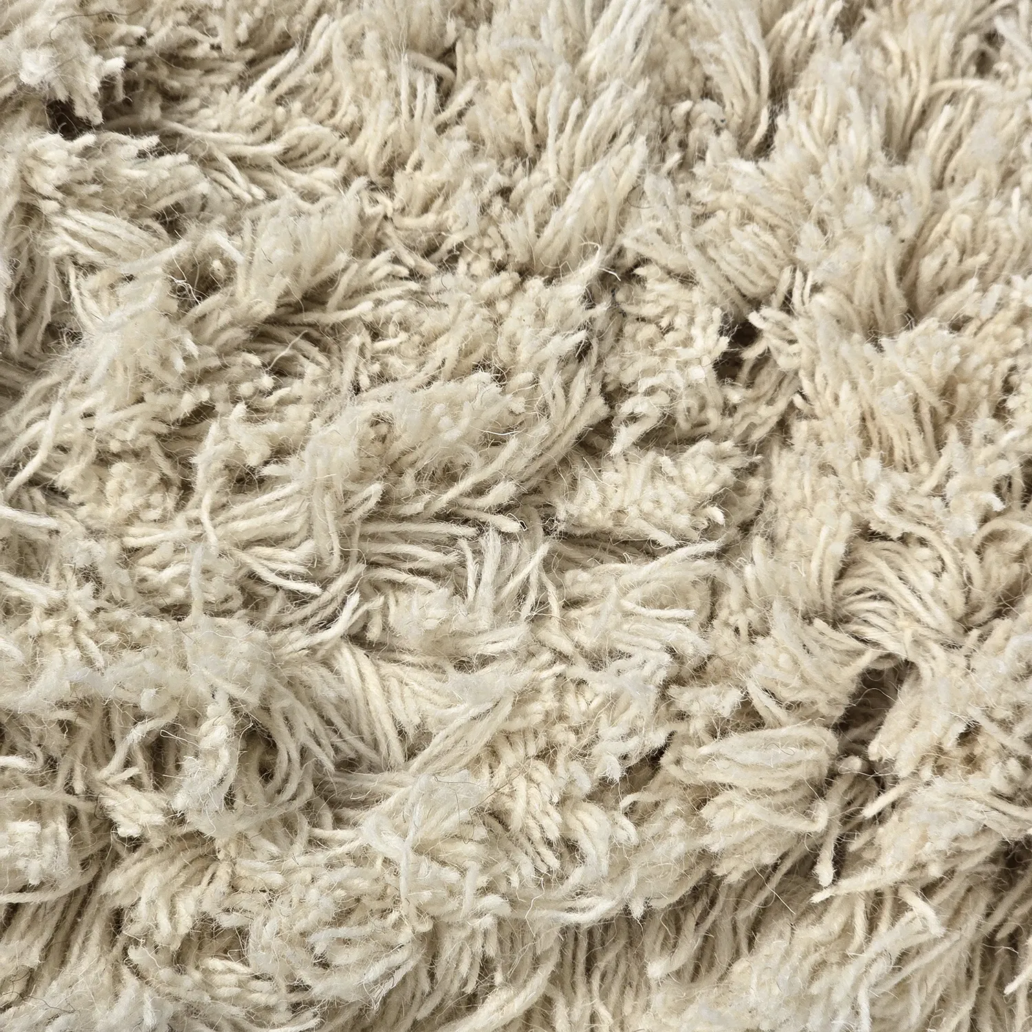 Shaggy koberce - Fassale Hand Woven Wool Shaggy (krém)