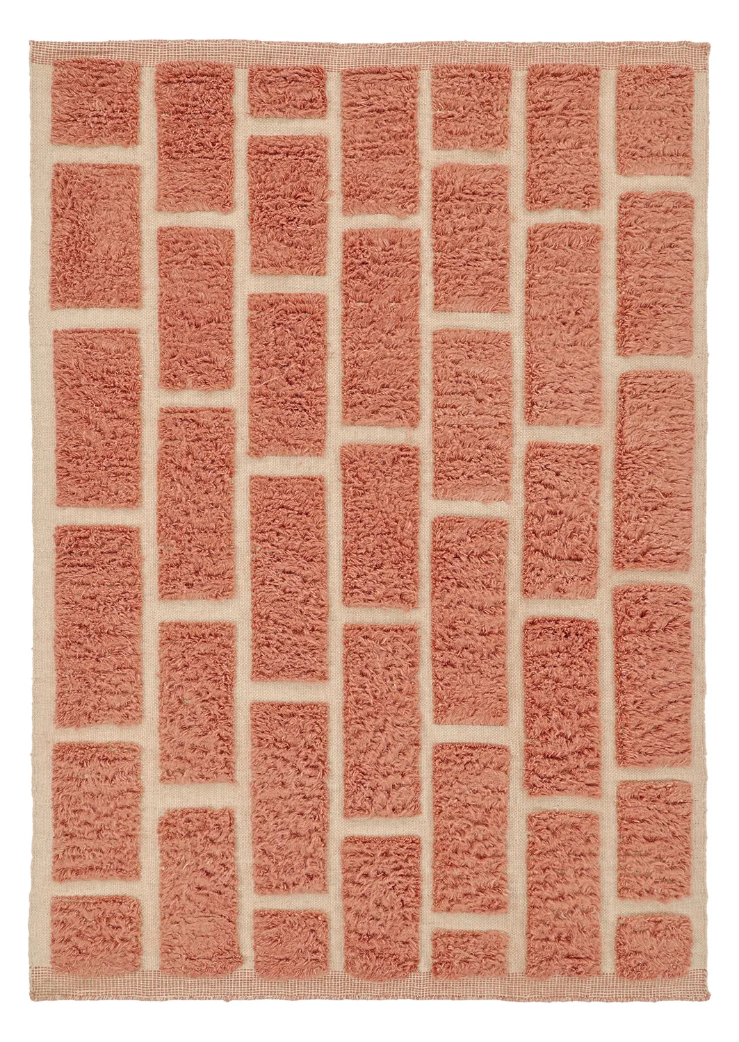 Shaggy koberce - Leknes Hand Woven Wool Shaggy (terakota)