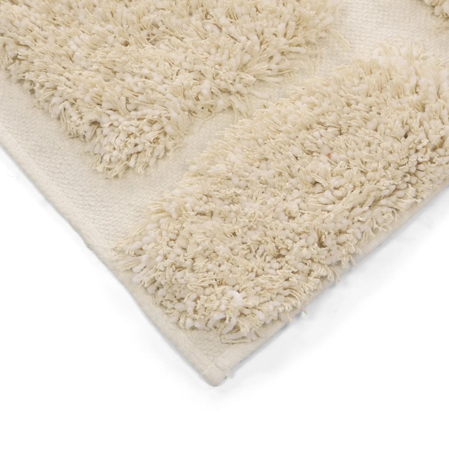 Shaggy koberce - Otranto Natural Cotton Shaggy (špinavě bílá)