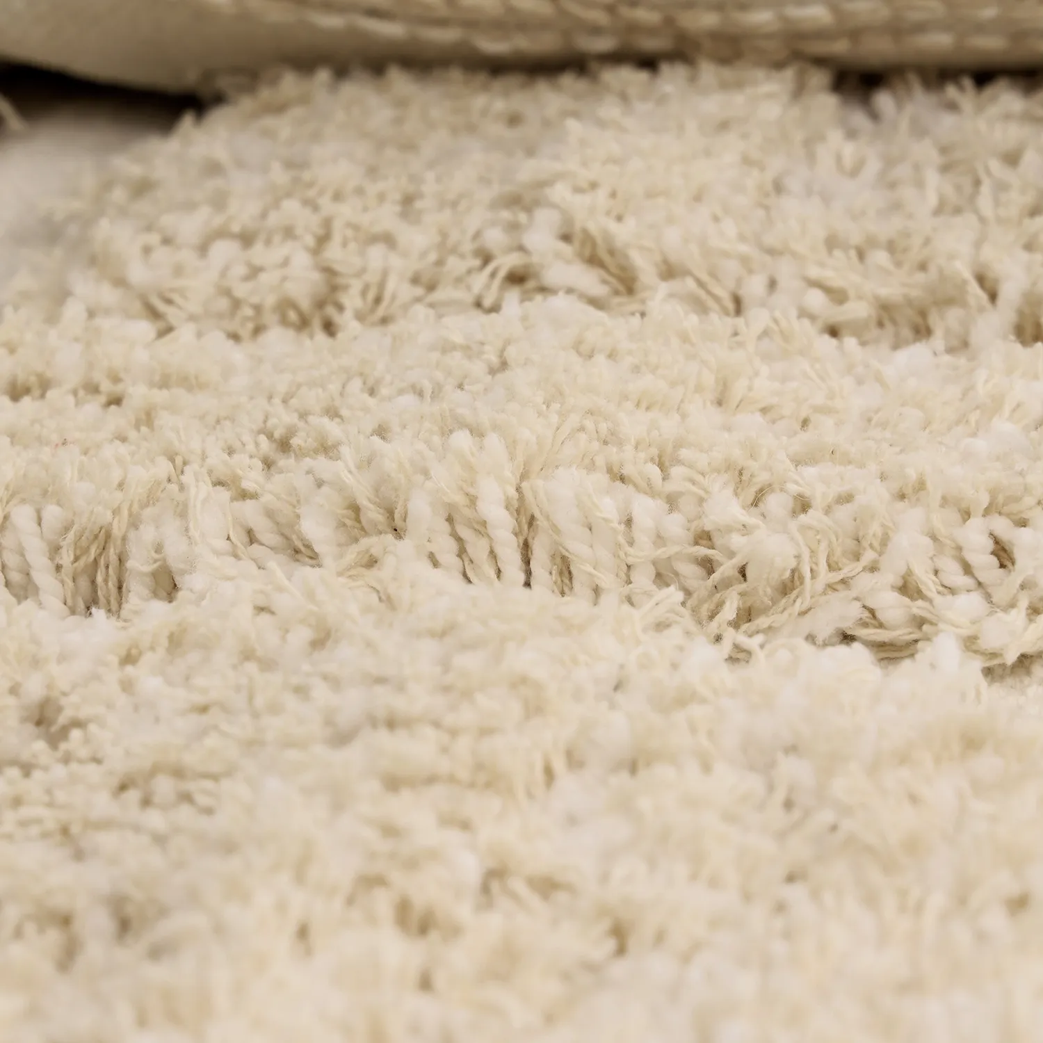 Shaggy koberce - Otranto Natural Cotton Shaggy (špinavě bílá)