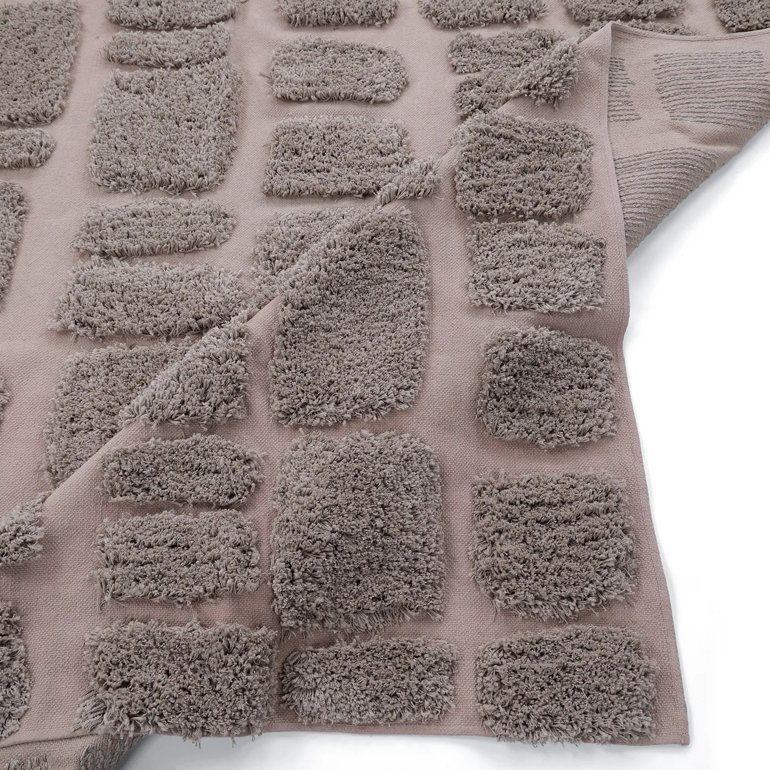 Shaggy koberce - Otranto Natural Cotton Shaggy (taupe)