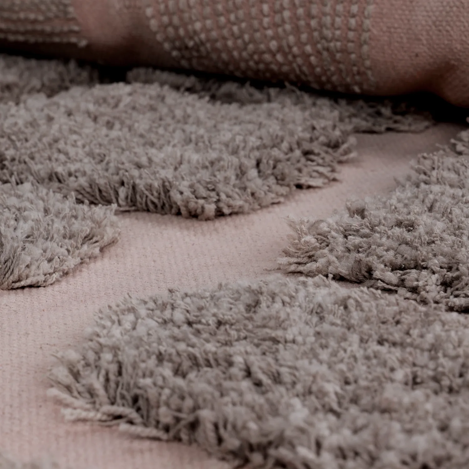 Shaggy koberce - Otranto Natural Cotton Shaggy (taupe)