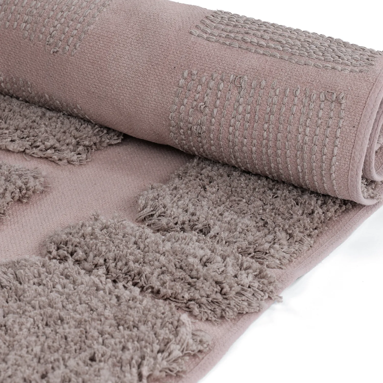 Shaggy koberce - Otranto Natural Cotton Shaggy (taupe)
