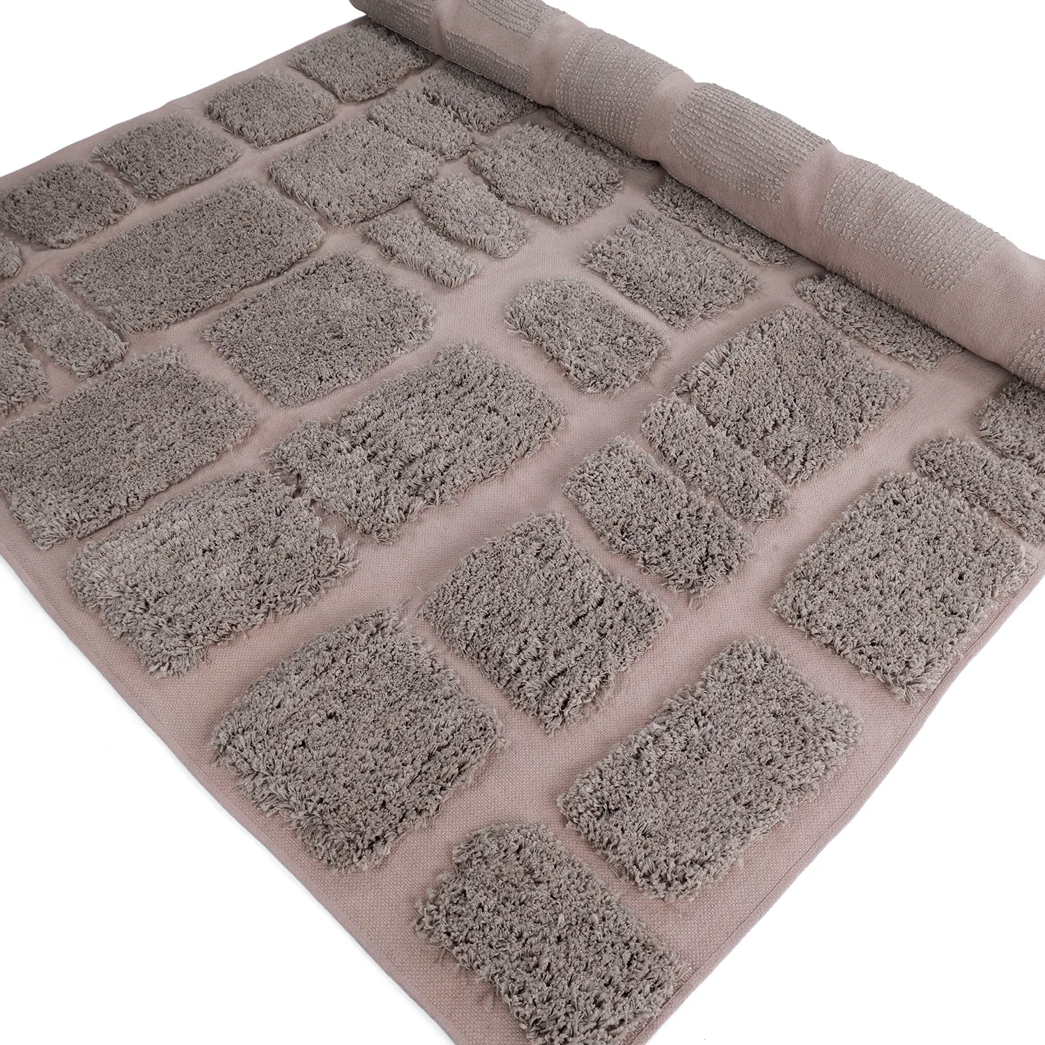 Shaggy koberce - Otranto Natural Cotton Shaggy (taupe)