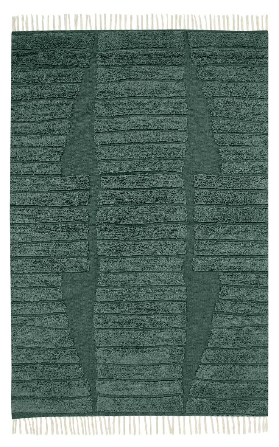 Shaggy koberce - Rani Natural Cotton Shaggy (zelená)