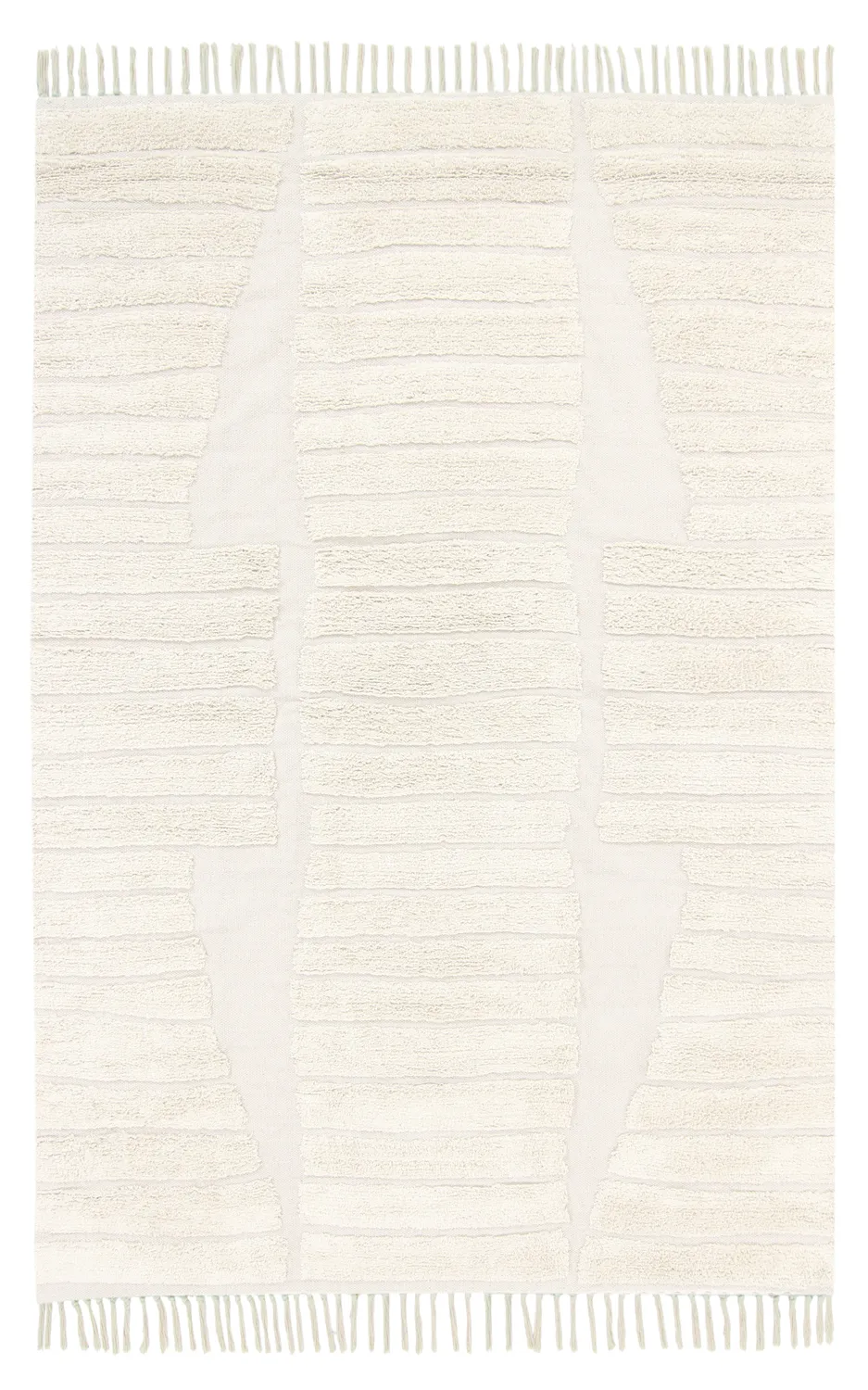 Shaggy koberce - Rani Natural Cotton Shaggy (špinavě bílá)