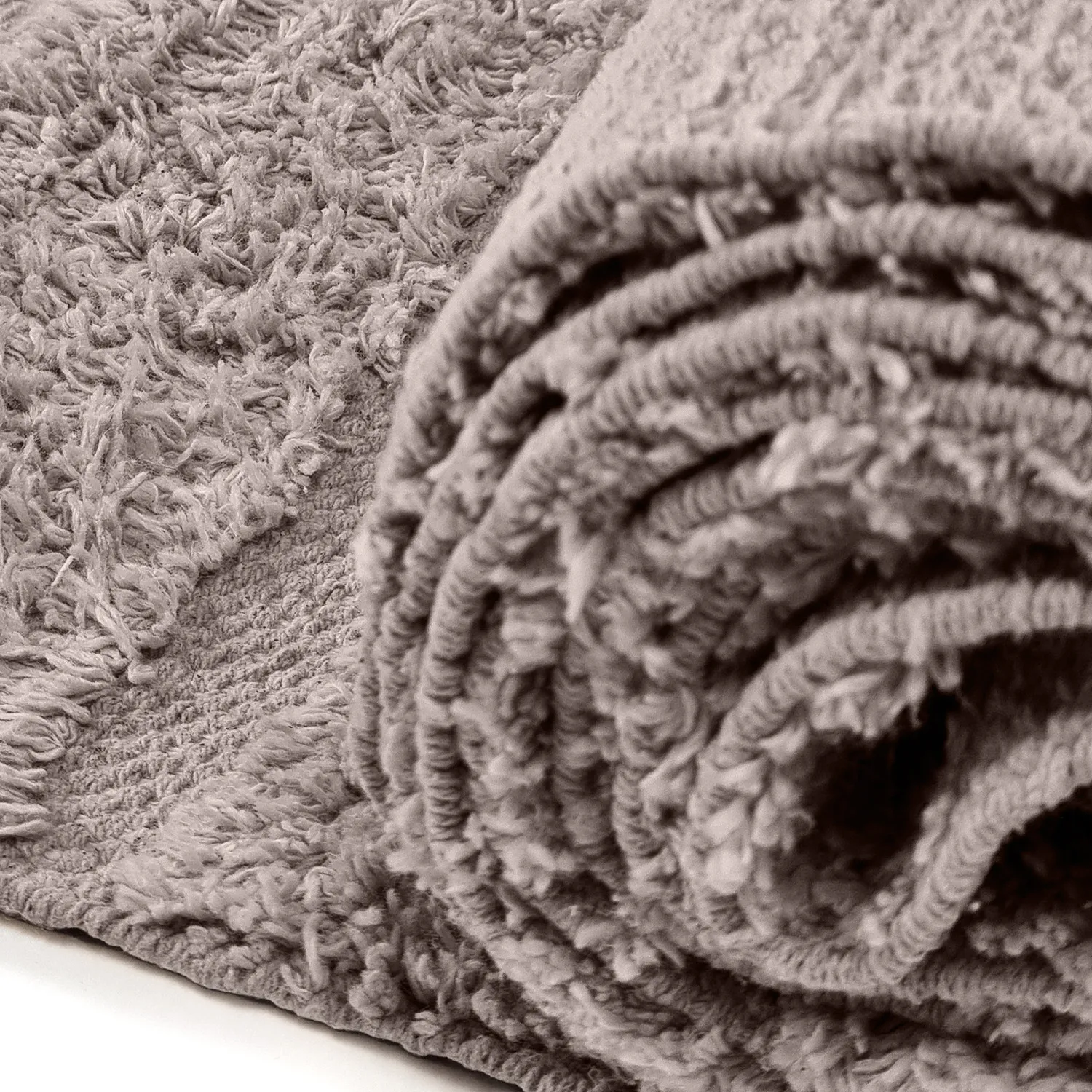 Shaggy koberce - Rani Natural Cotton Shaggy (taupe)