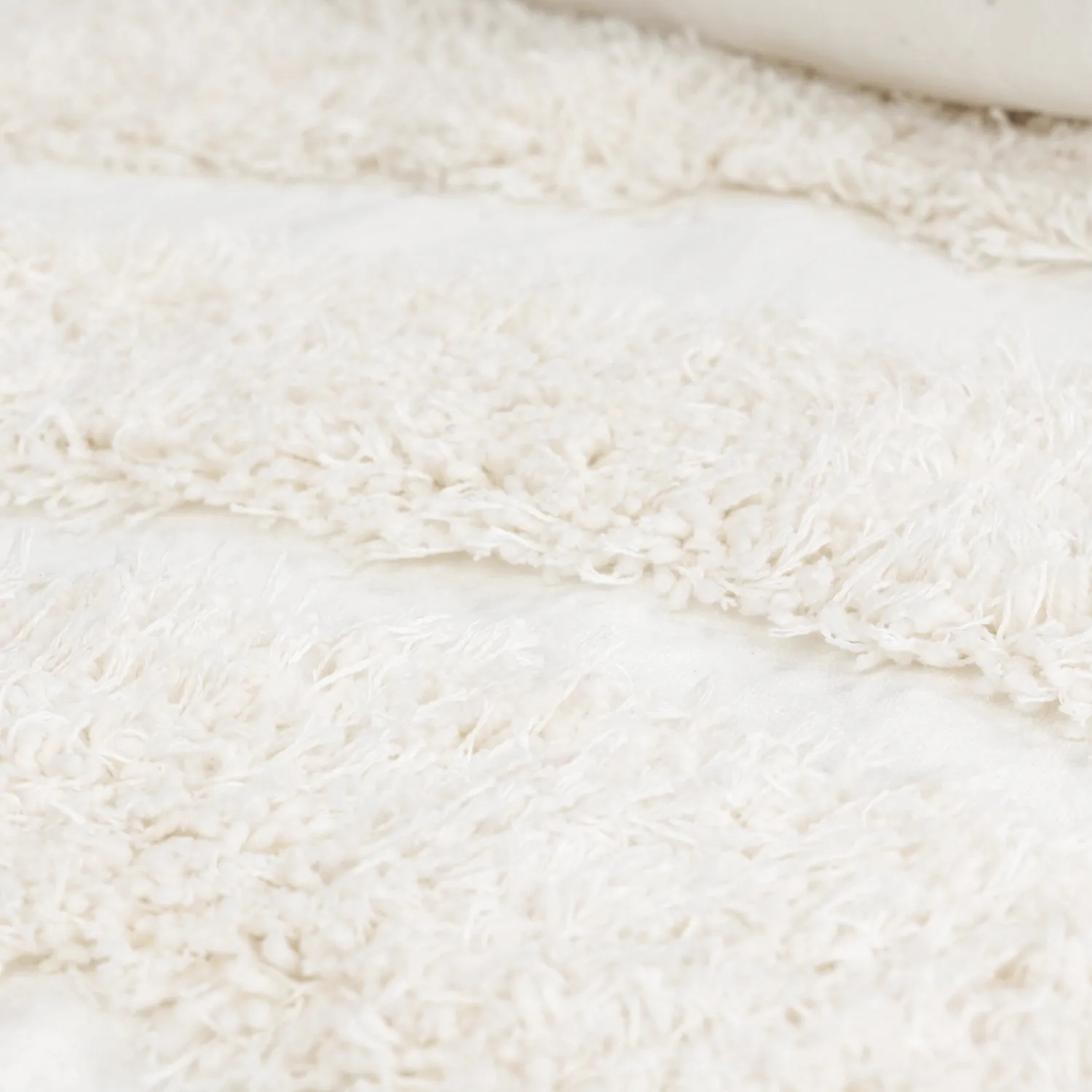 Shaggy koberce - Sivota Natural Cotton Shaggy (špinavě bílá)