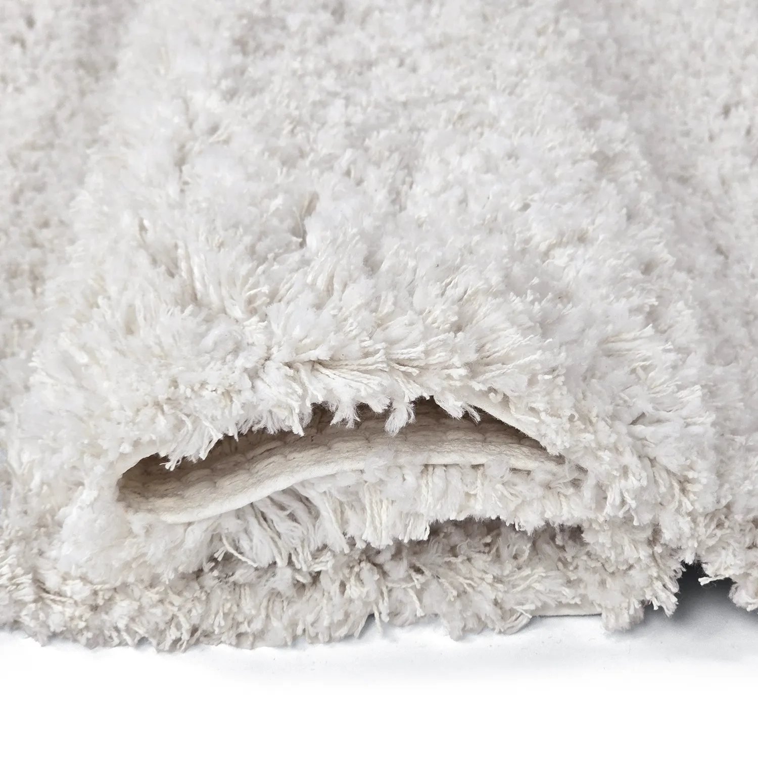 Shaggy koberce - Combarro Solid Cotton Shaggy (krém)
