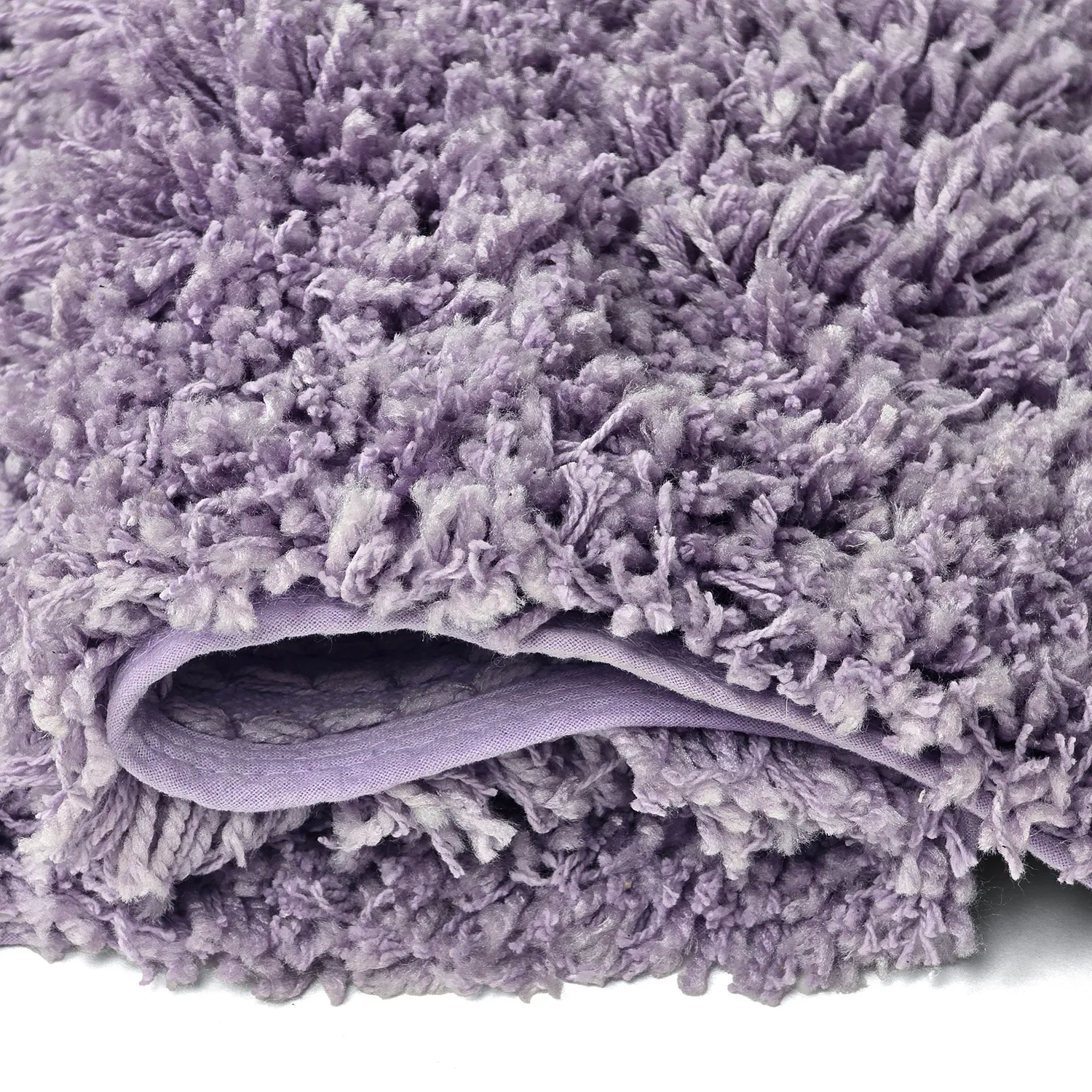 Shaggy koberce - Combarro Solid Cotton Shaggy (světle fialová)