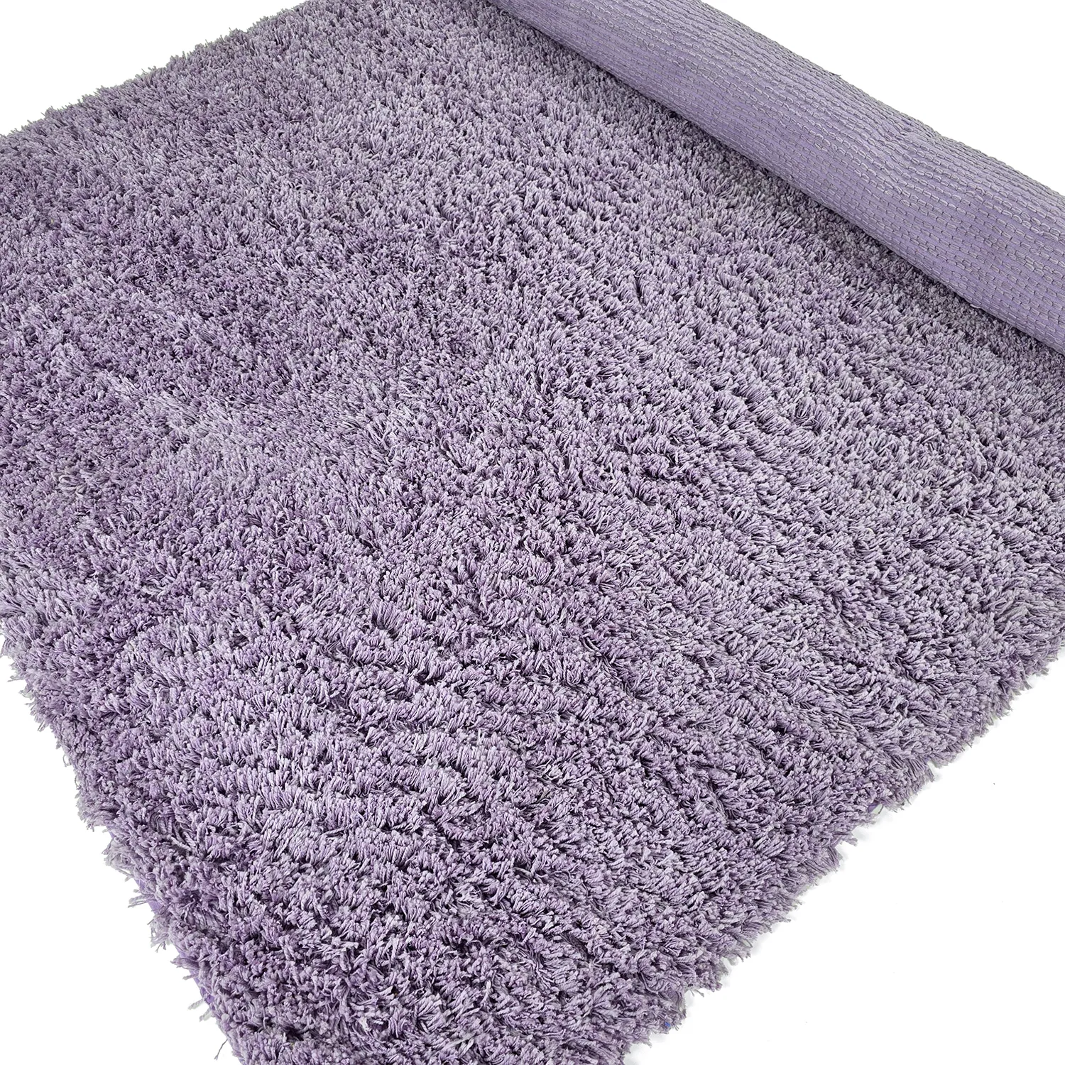 Shaggy koberce - Combarro Solid Cotton Shaggy (světle fialová)