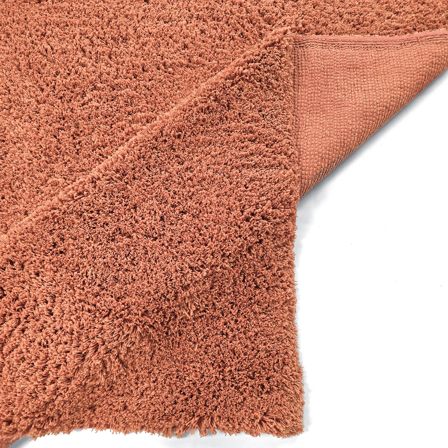Shaggy koberce - Combarro Solid Cotton Shaggy (světle oranžová)