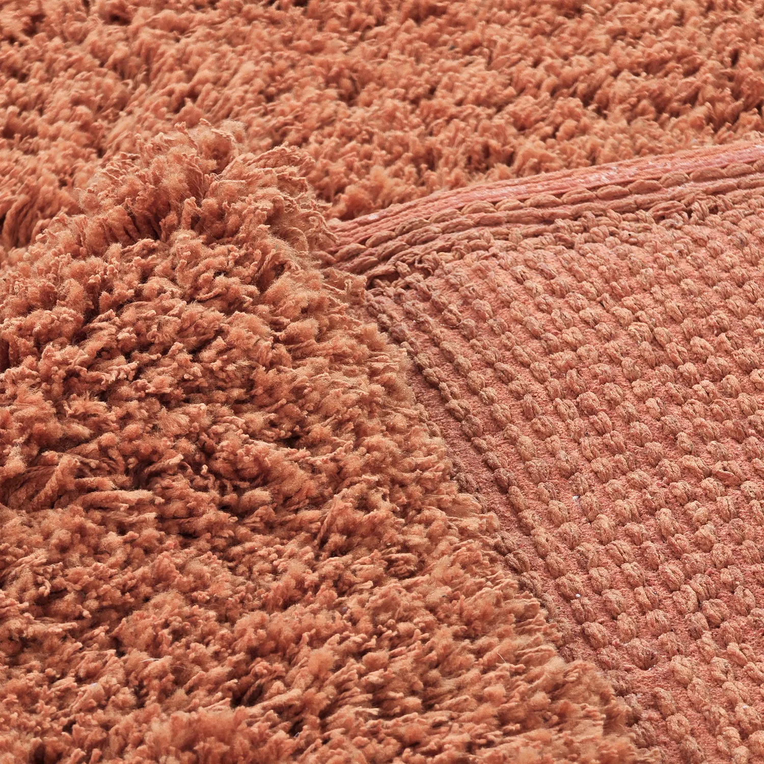 Shaggy koberce - Combarro Solid Cotton Shaggy (světle oranžová)