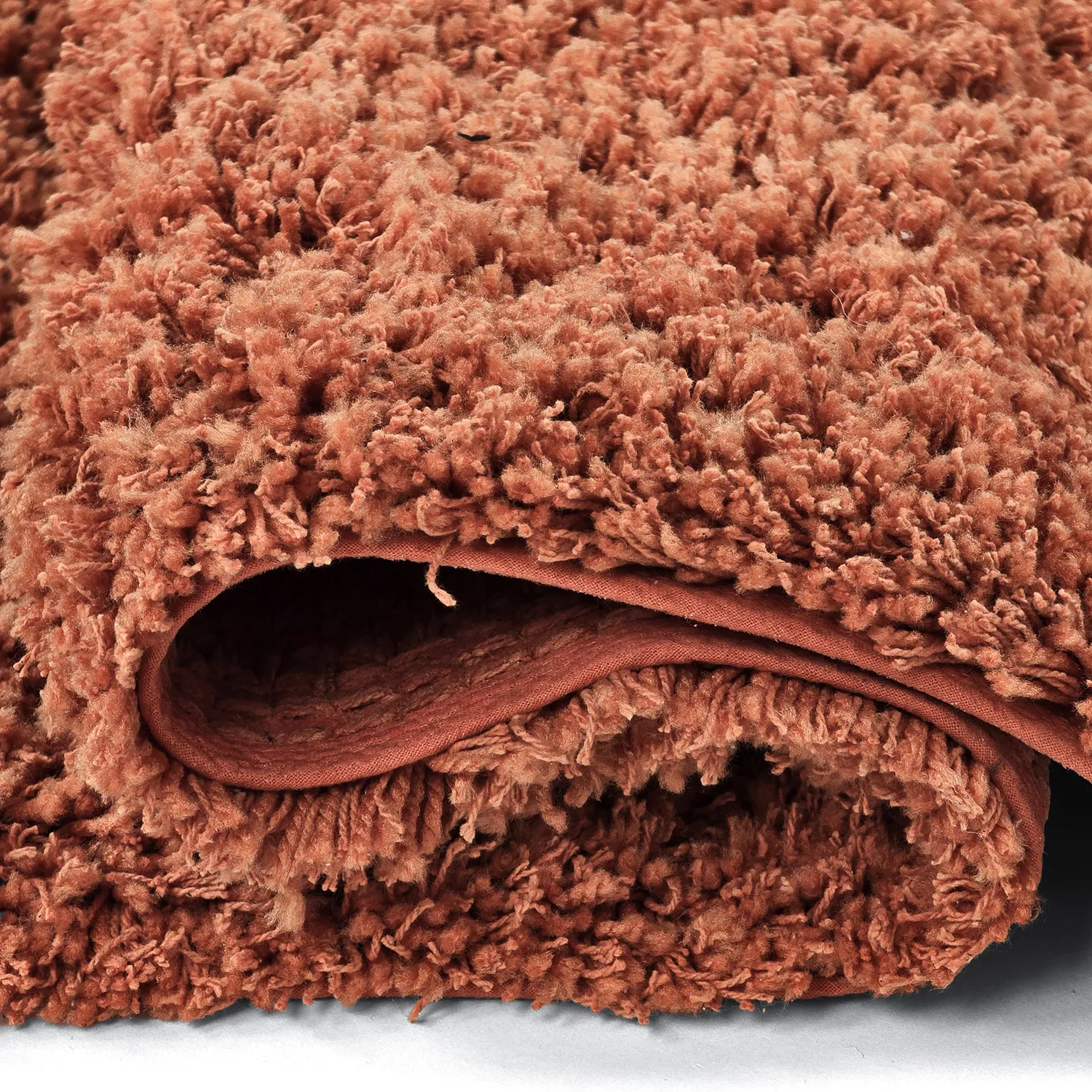 Shaggy koberce - Combarro Solid Cotton Shaggy (světle oranžová)