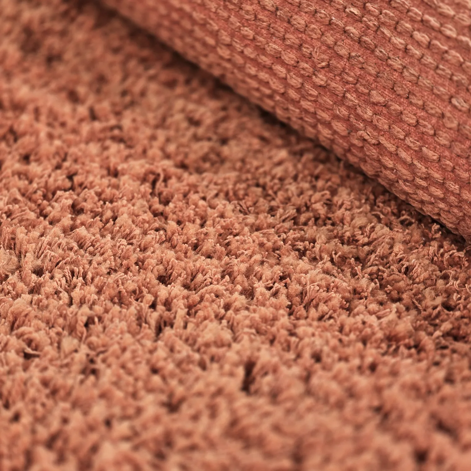 Shaggy koberce - Combarro Solid Cotton Shaggy (světle oranžová)