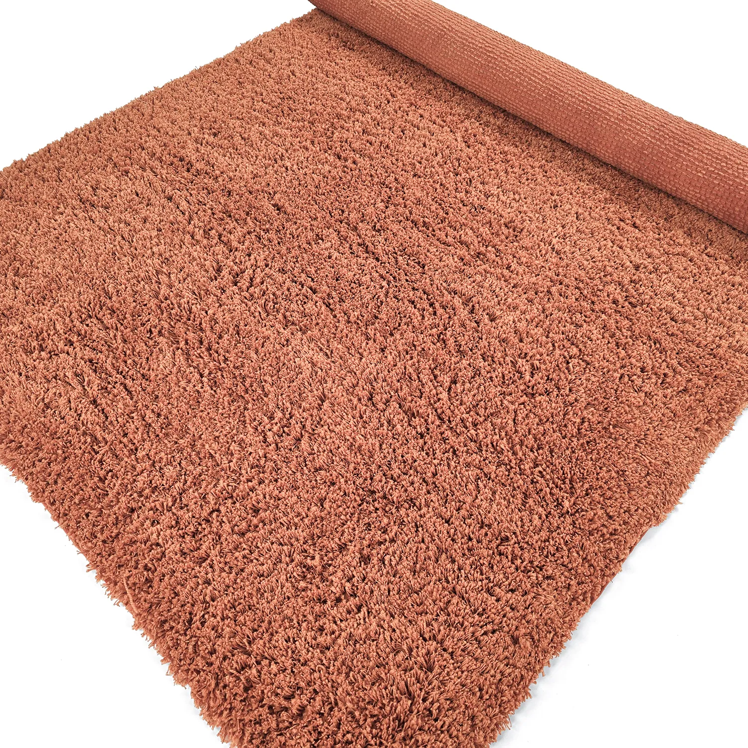 Shaggy koberce - Combarro Solid Cotton Shaggy (světle oranžová)