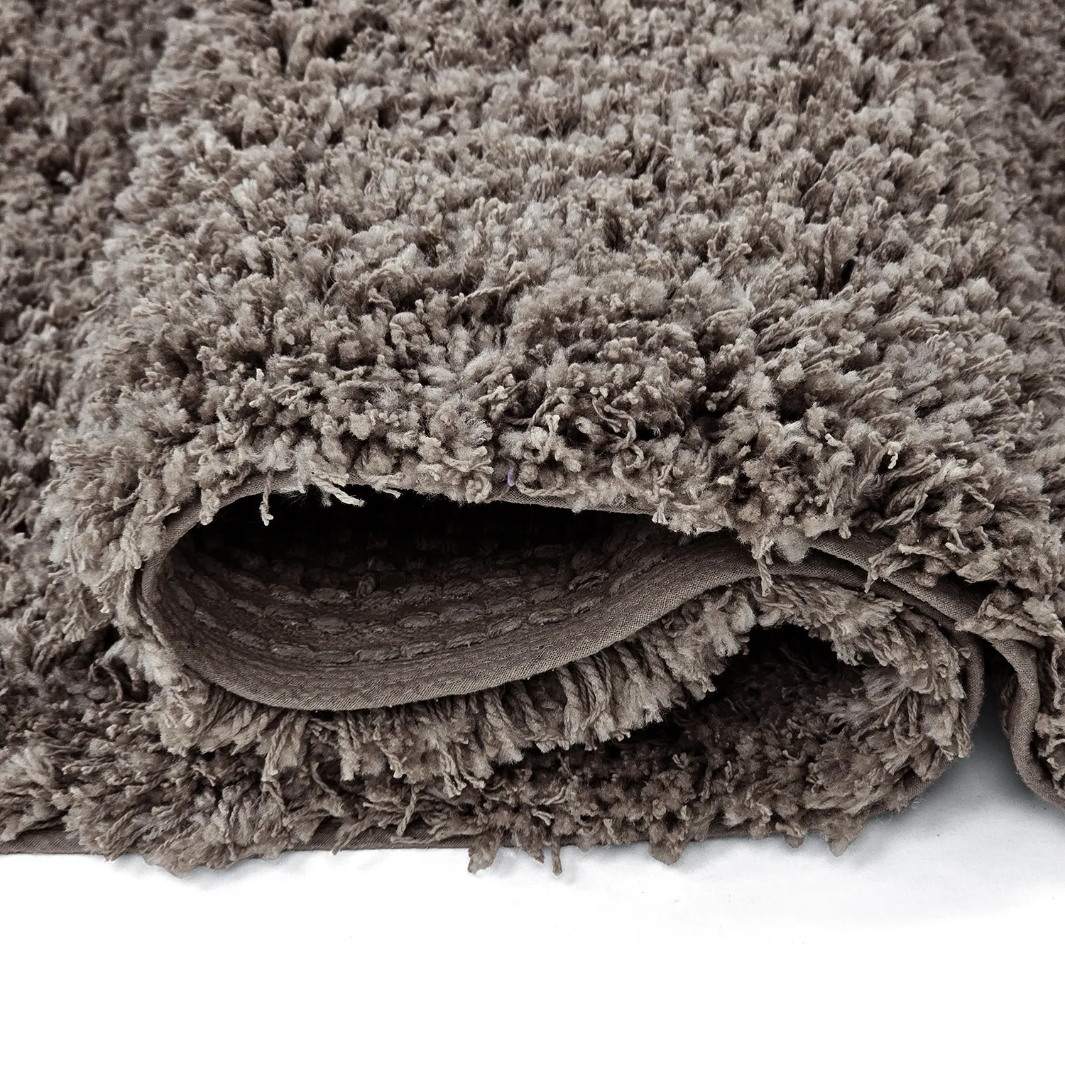 Shaggy koberce - Combarro Solid Cotton Shaggy (taupe)