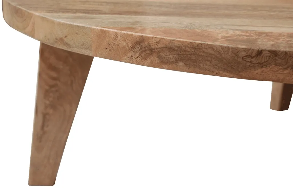Konferenční stolek - Vintage - 65 cm round (příroda)