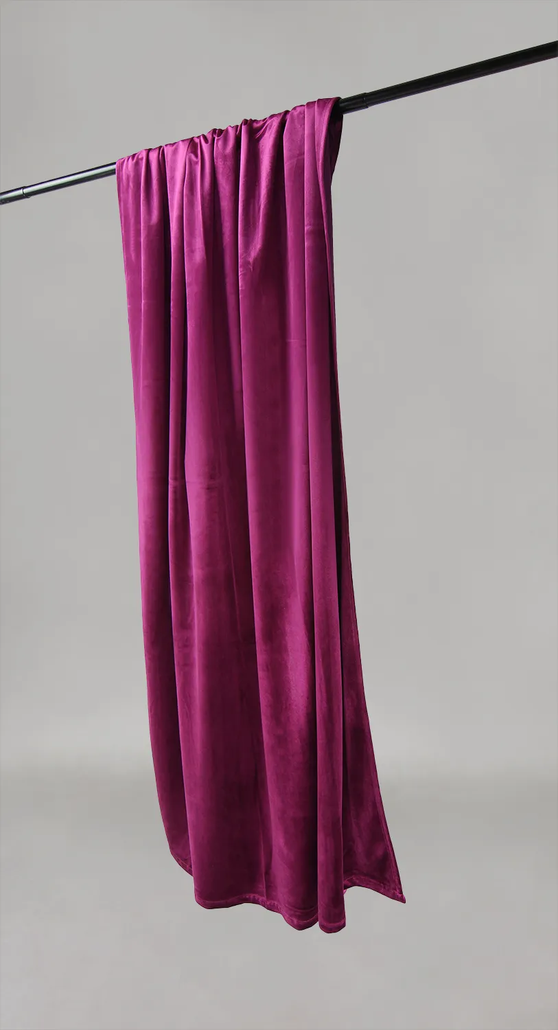 Závěs - Sametový závěs Marlyn (fuchsia)