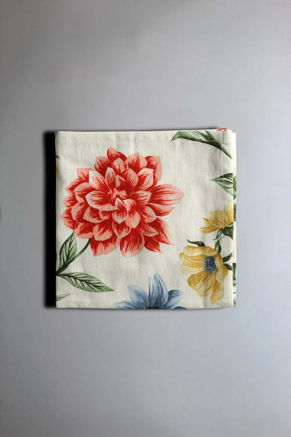 Látkové ubrousky, 4 ks Dahlia (červená)