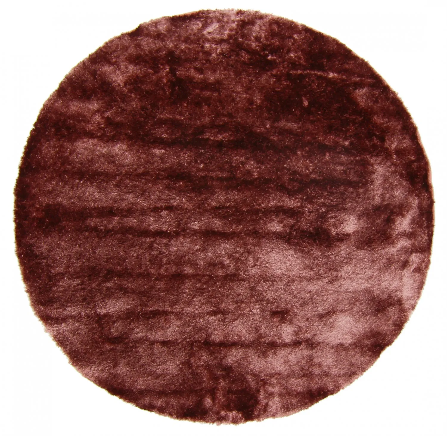 Kulaté koberce - Shaggy Luxe (coral pink)