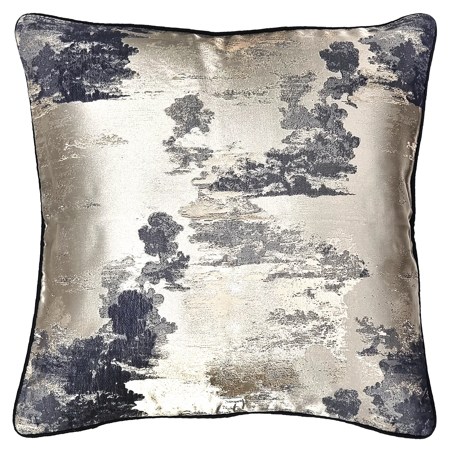 Povlak na polštář - Square Luxury 45 x 45 cm (Zlatá/multi)