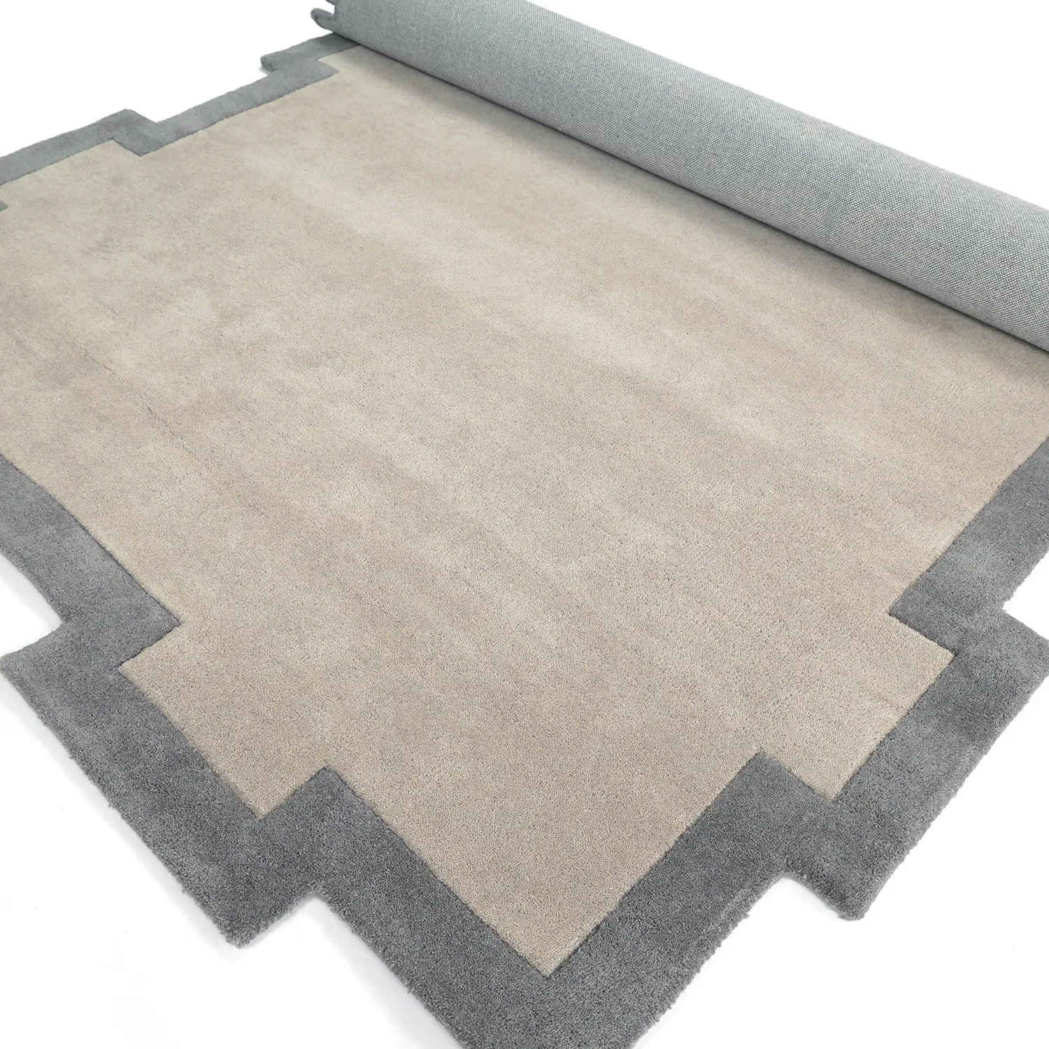 Vlněný koberec - Agra Hand Tufted Wool Premium (šedá)