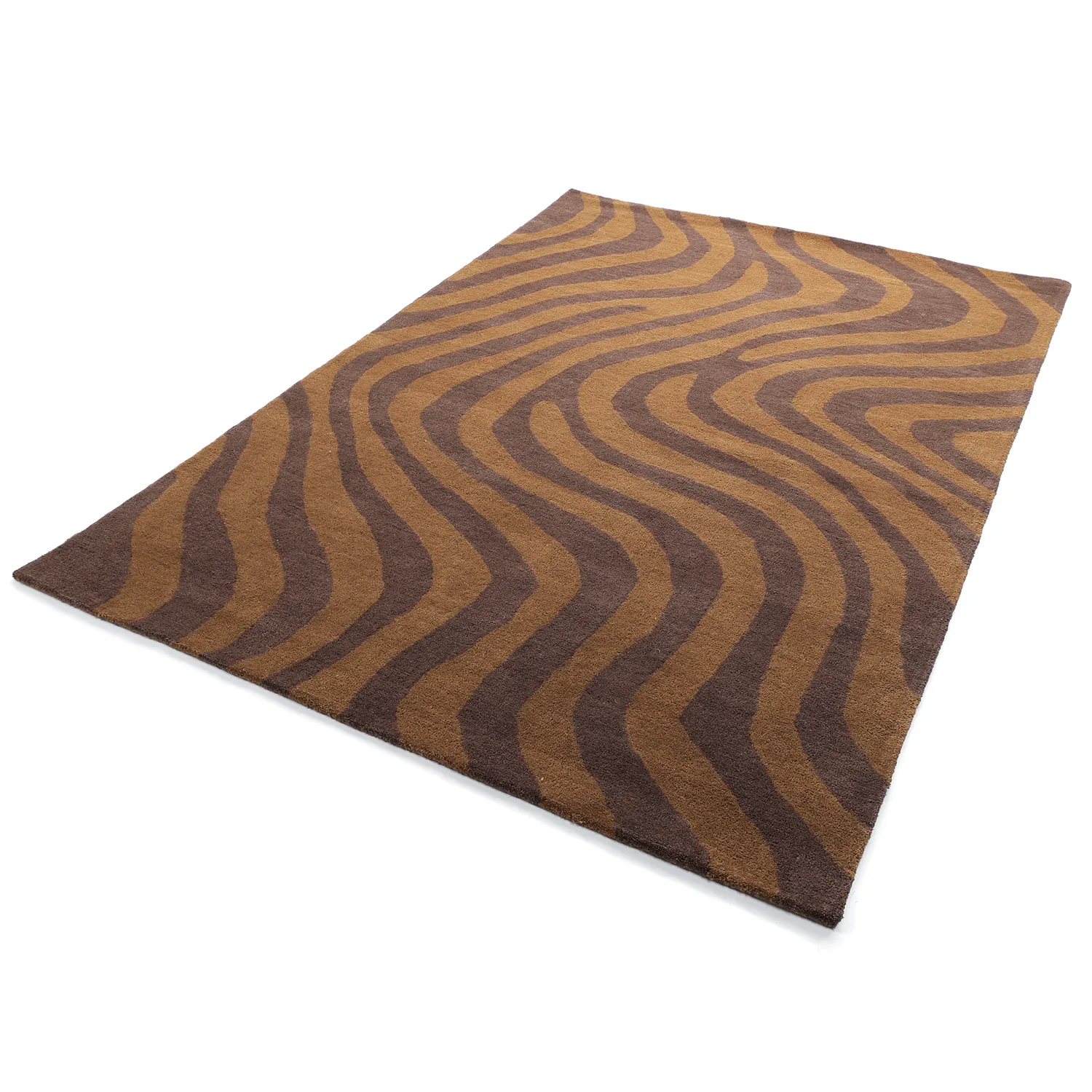 Vlněný koberec - Aiz Hand Tufted Wool Premium (hnědý)