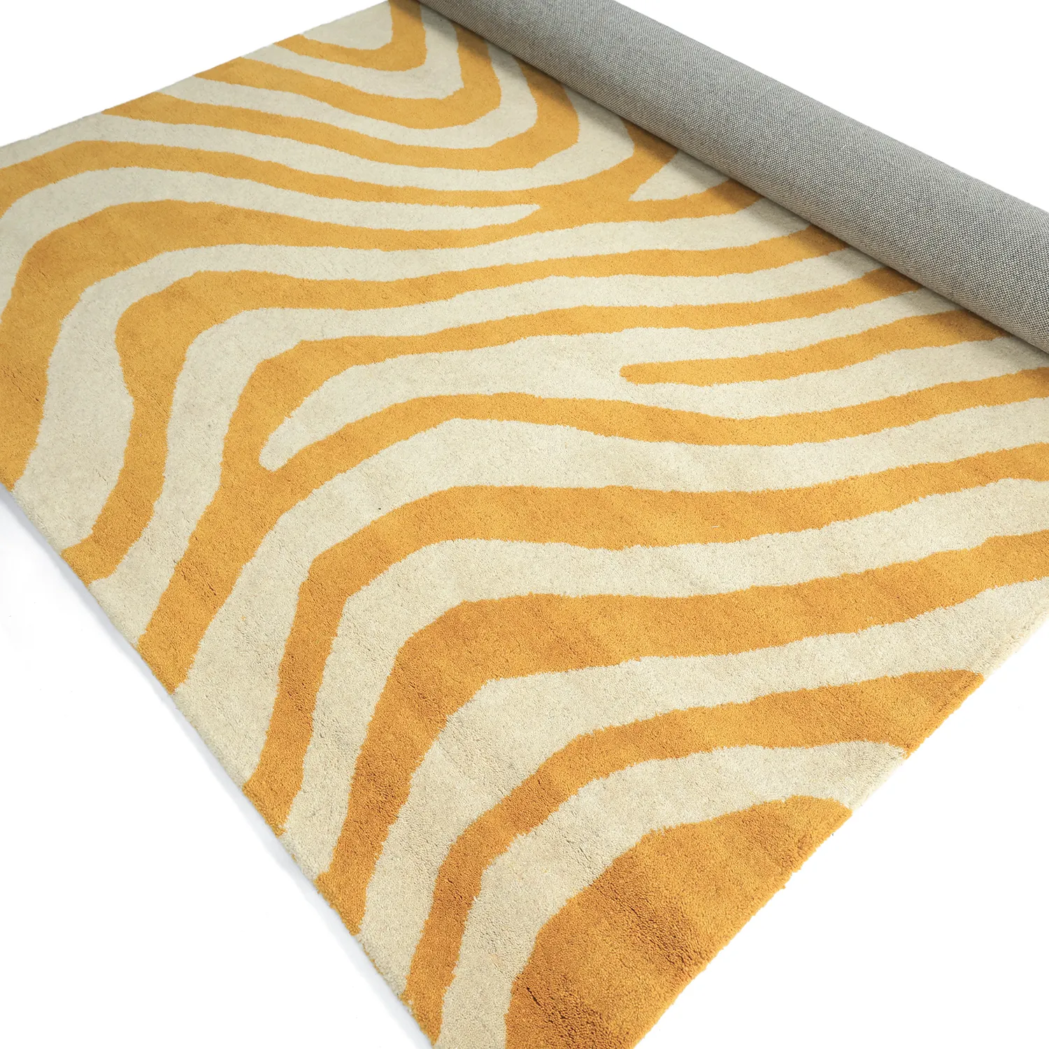 Vlněný koberec - Aiz Hand Tufted Wool Premium (žluť)