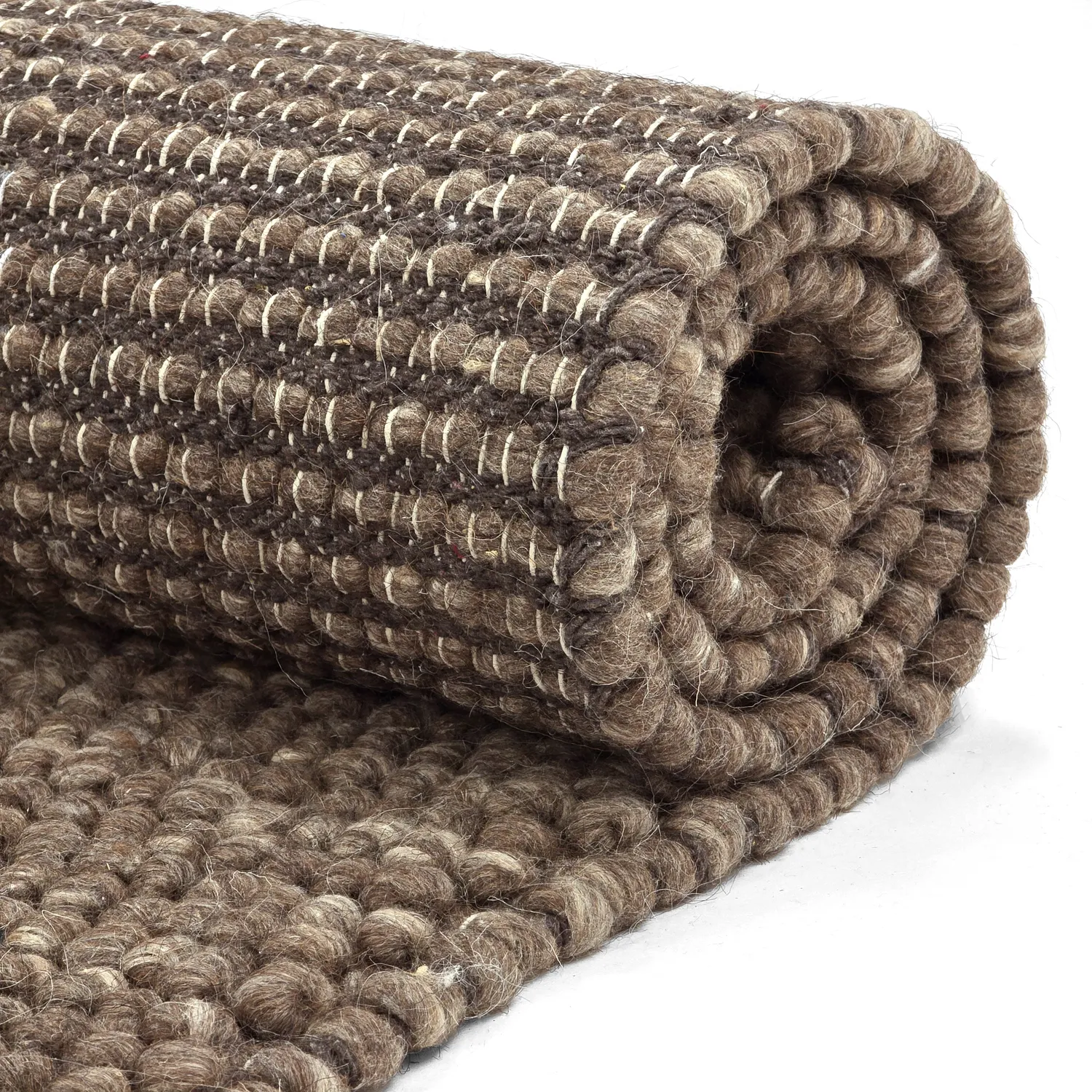 Vlněný koberec - Avafors Wool Bubble (hnědá/béžová)