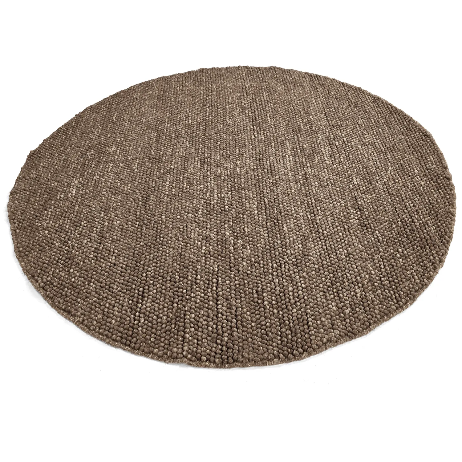 Kulatý koberec - Avafors Wool Bubble (hnědá/béžová)