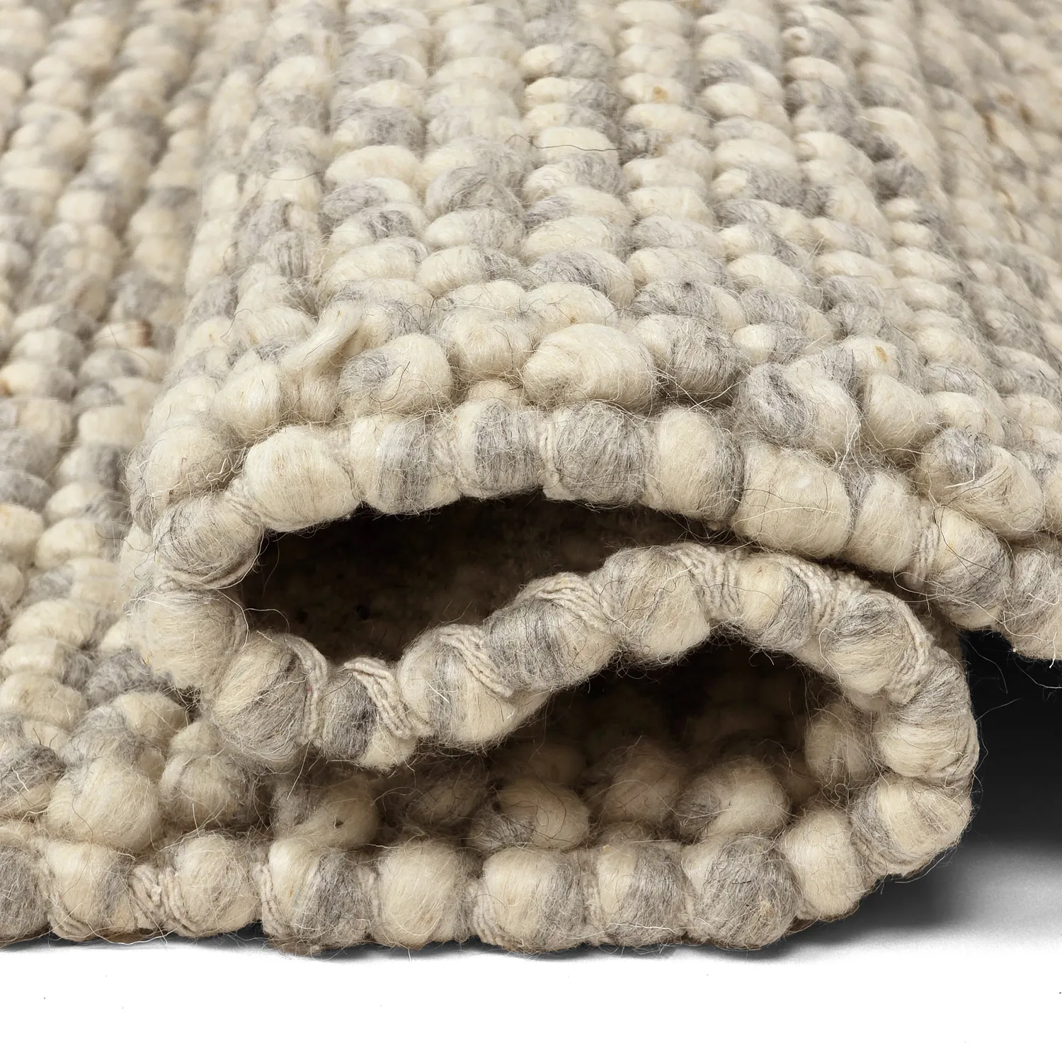 Vlněný koberec - Avafors Wool Bubble (šedá/béžová)