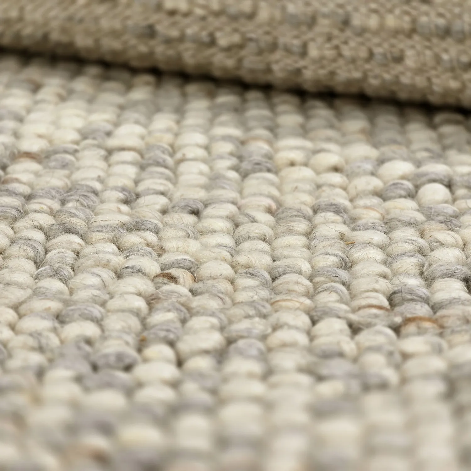 Vlněný koberec - Avafors Wool Bubble (šedá/béžová)