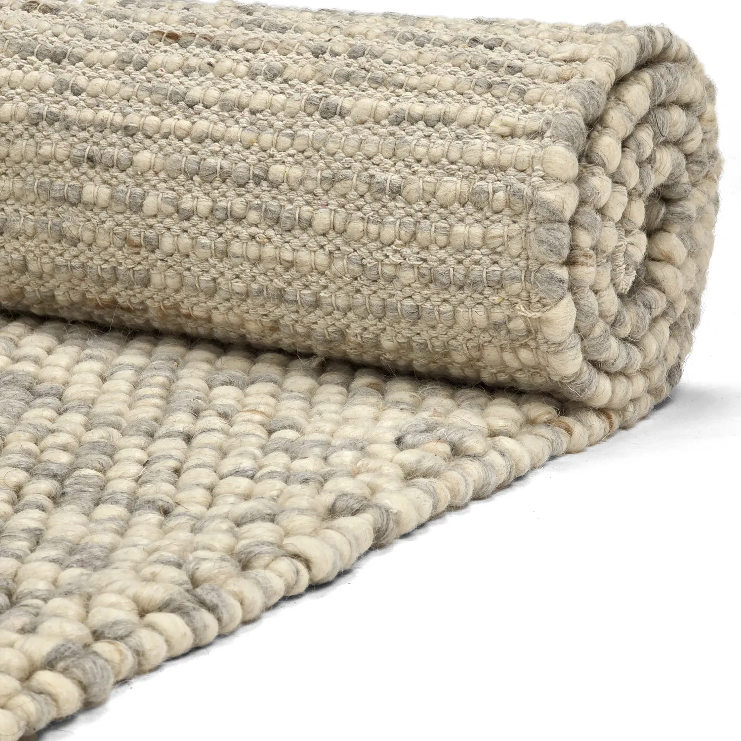 Vlněný koberec - Avafors Wool Bubble (šedá/béžová)