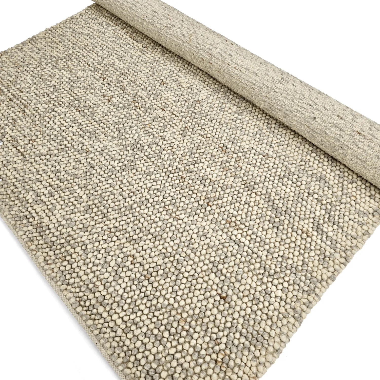 Vlněný koberec - Avafors Wool Bubble (šedá/béžová)
