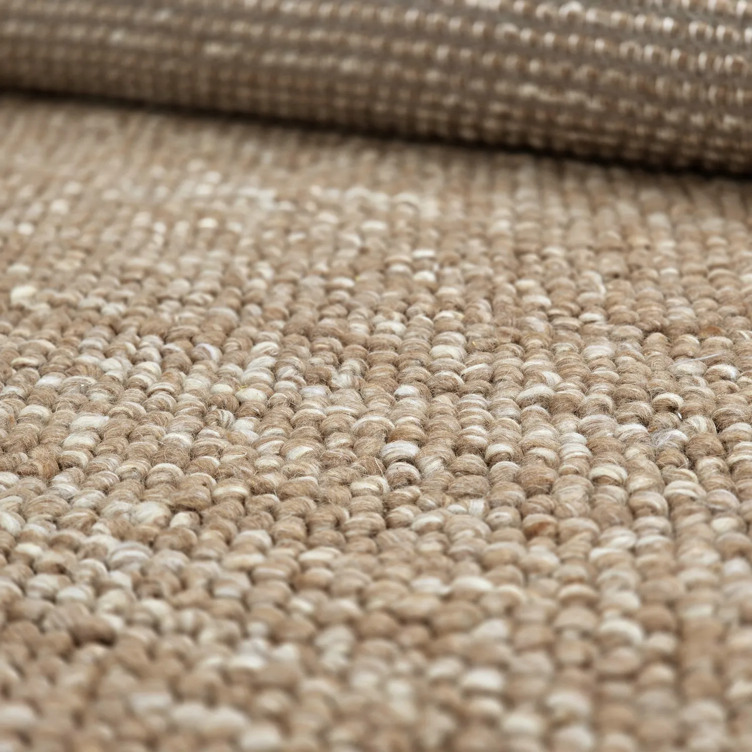 Vlněný koberec - Avafors Wool Bubble (světle hnědá/bílá)