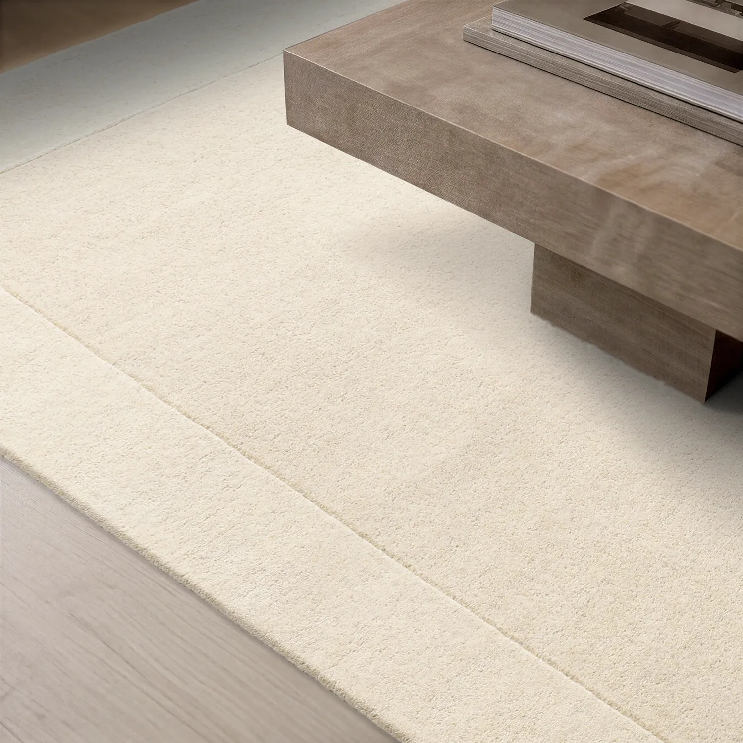 Vlněný koberec - Gaya Hand Tufted Wool Premium (krémová/bílá)