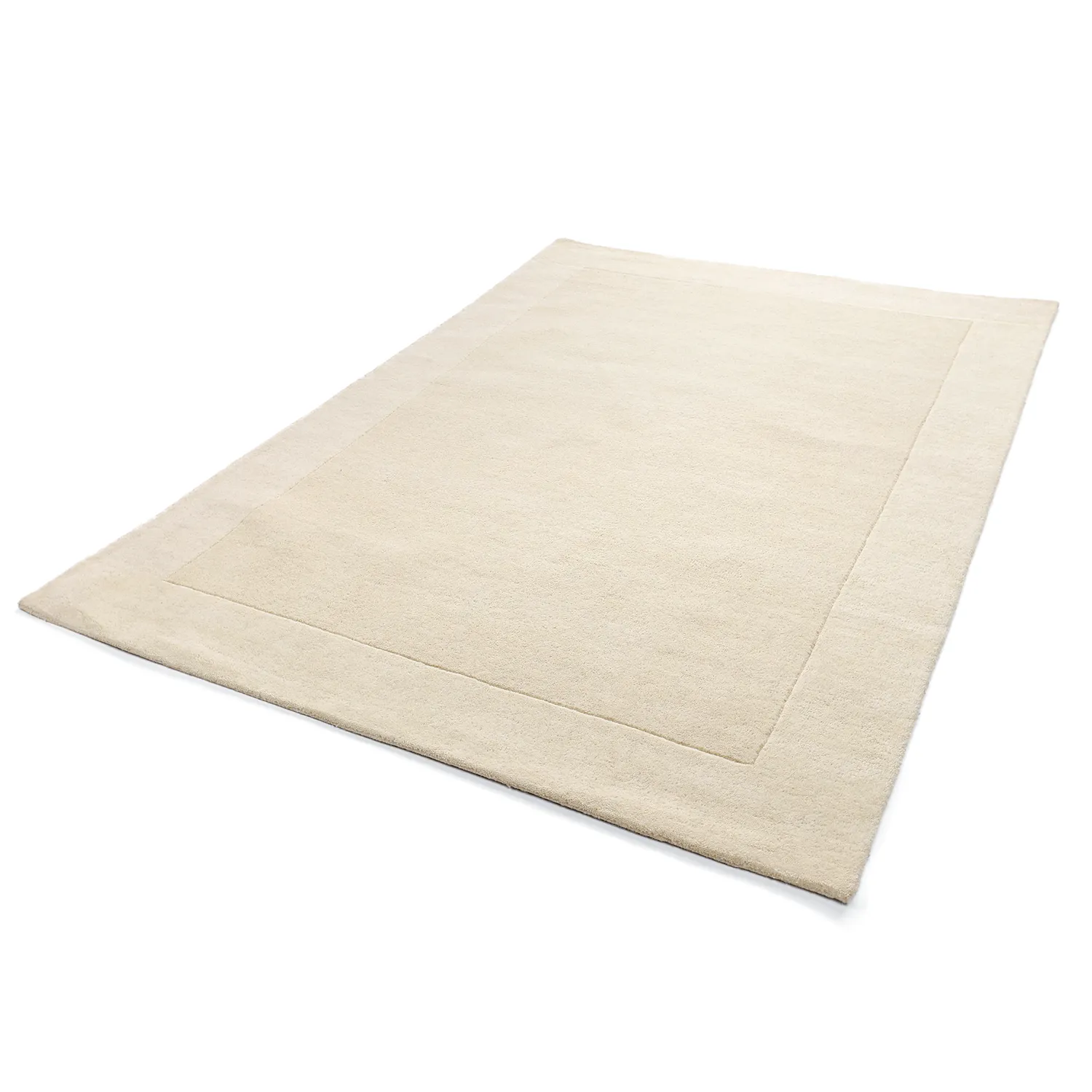 Vlněný koberec - Gaya Hand Tufted Wool Premium (krémová/bílá)