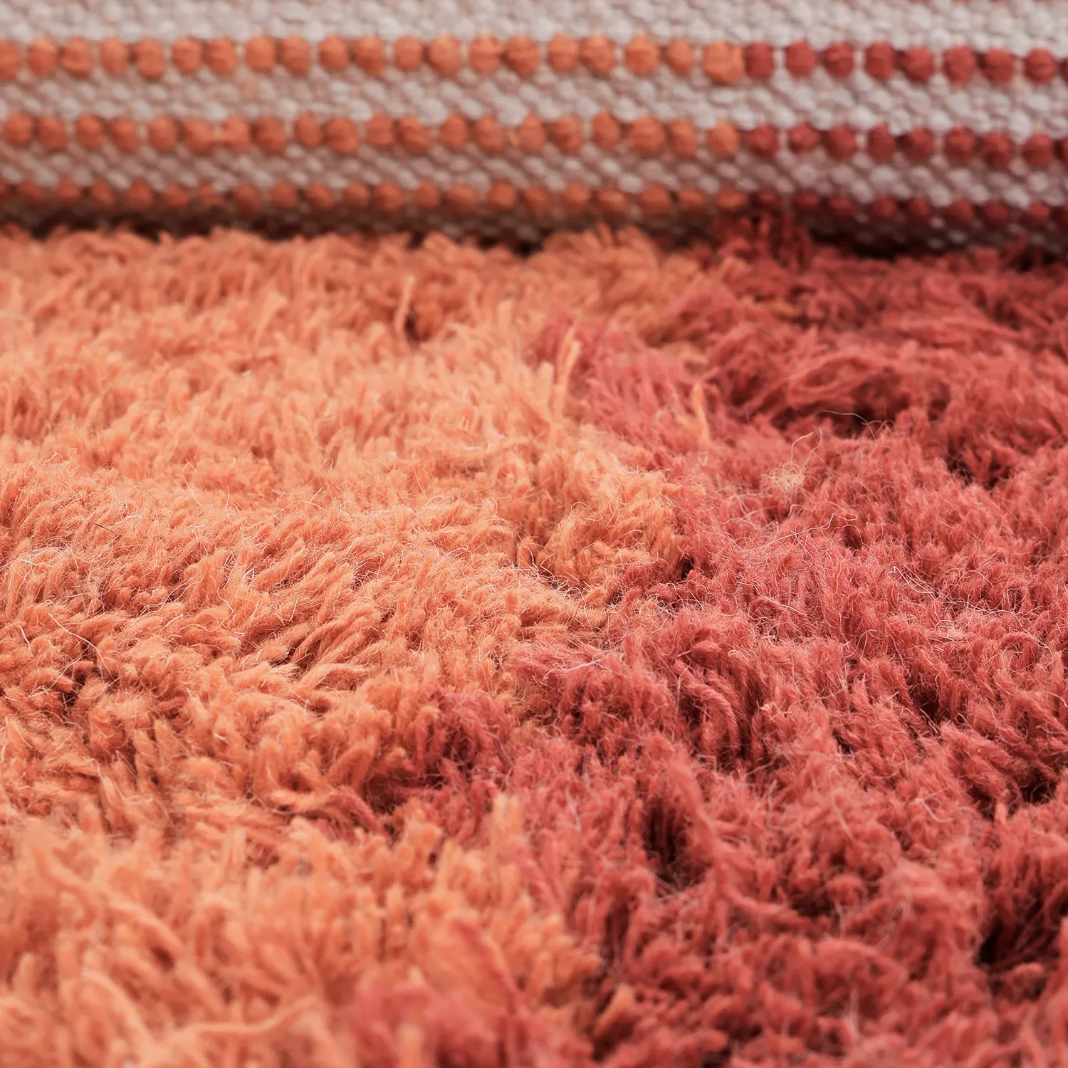 Vlněný koberec - Khenifra Handknot Wool Premium (oranžová/červená)