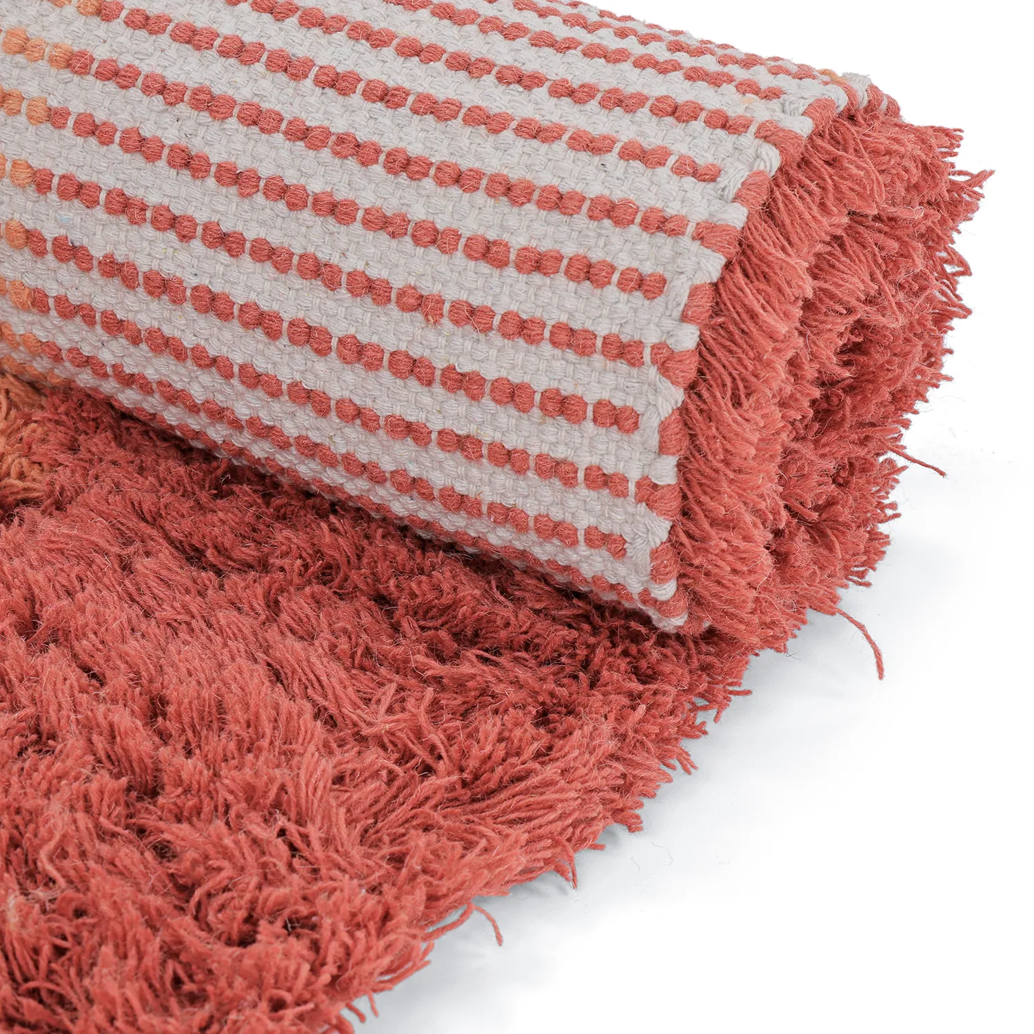 Vlněný koberec - Khenifra Handknot Wool Premium (oranžová/červená)