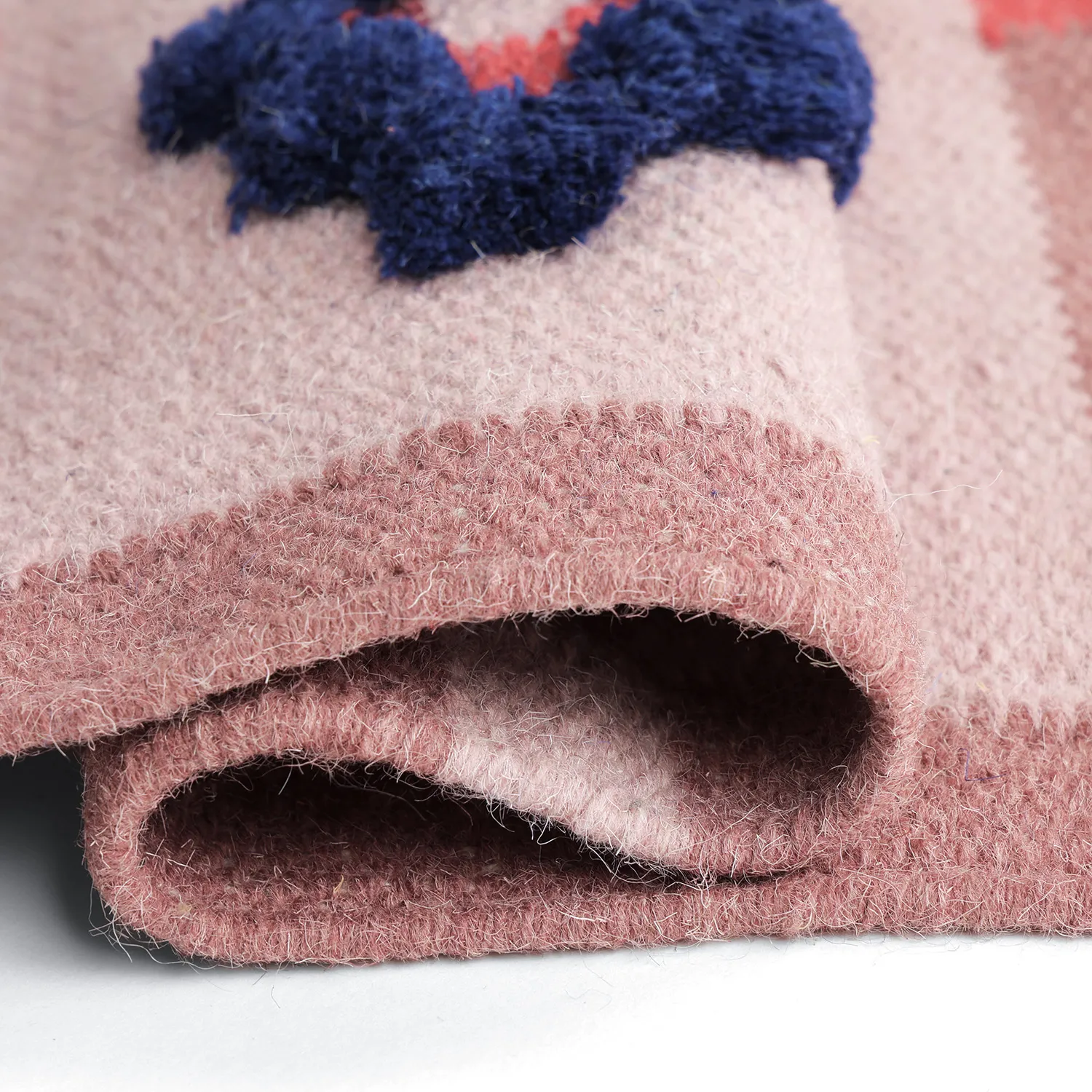 Vlněný koberec - Lausanne Flatweave Tufted Premium (růžový)