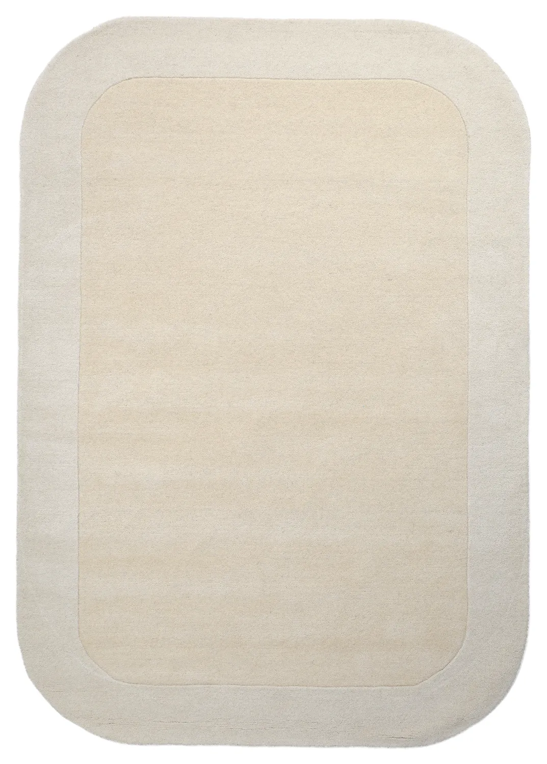 Vlněný koberec - Puri Hand Tufted Wool Premium (krémová/bílá)