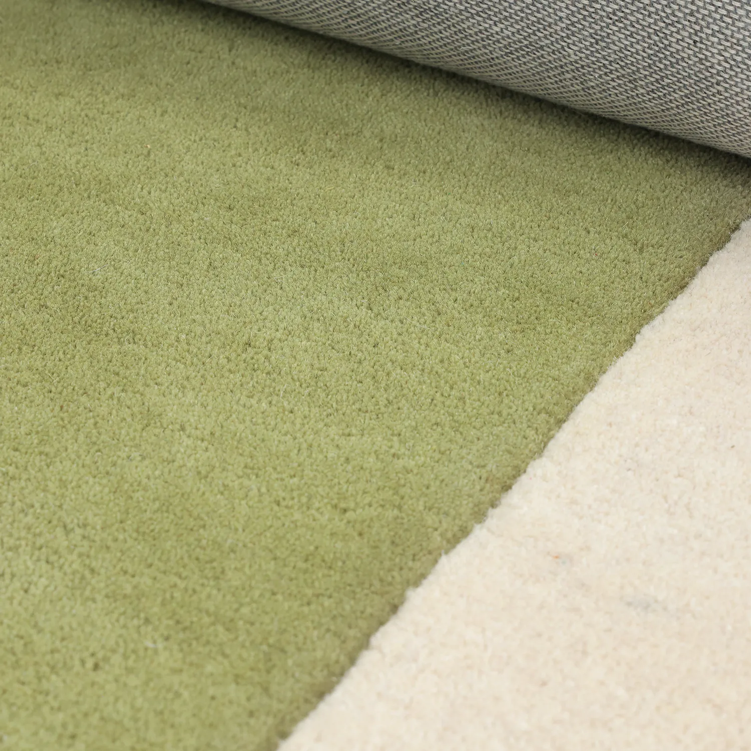 Vlněný koberec - Puri Hand Tufted Wool Premium (zelená/krémová)