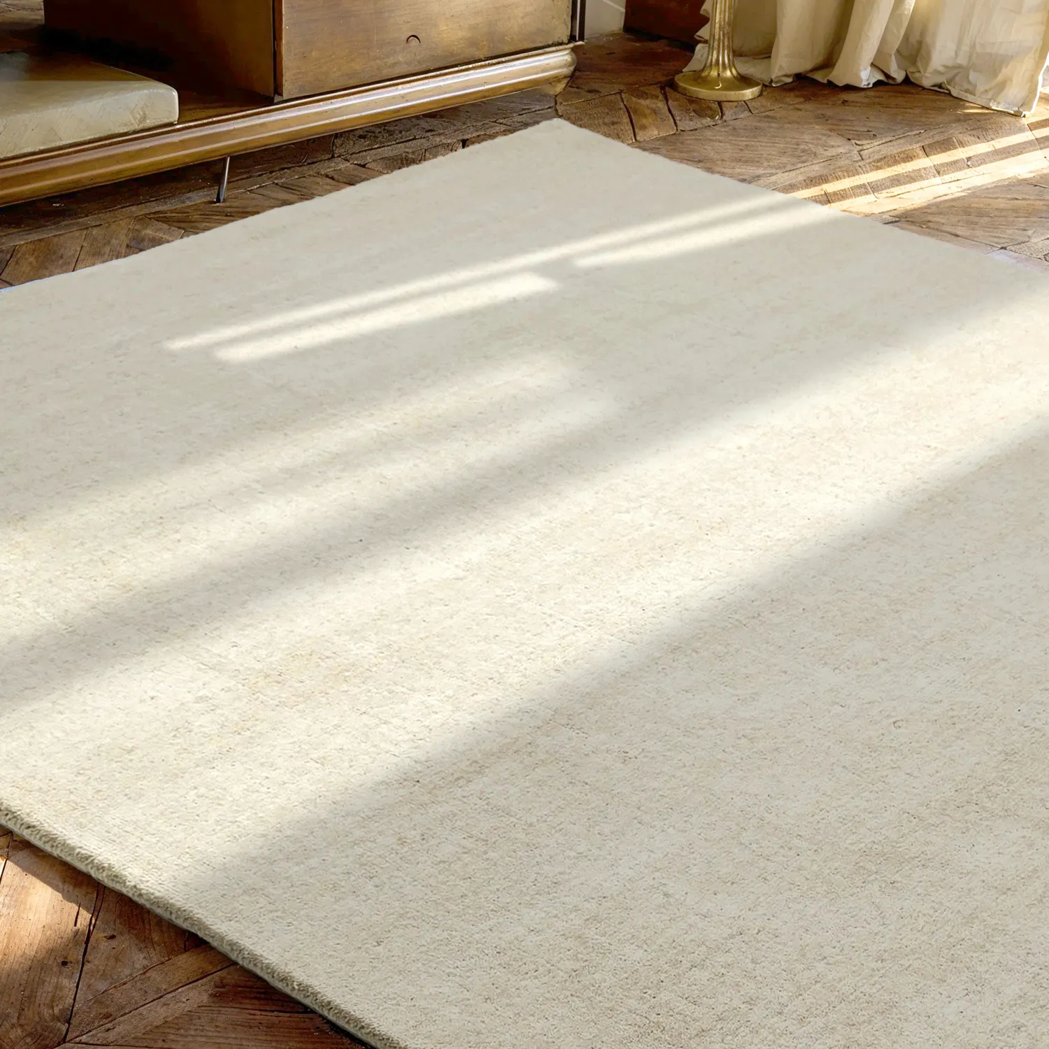 Vlněný koberec - Rozel Handloom Wool Premium (krém)