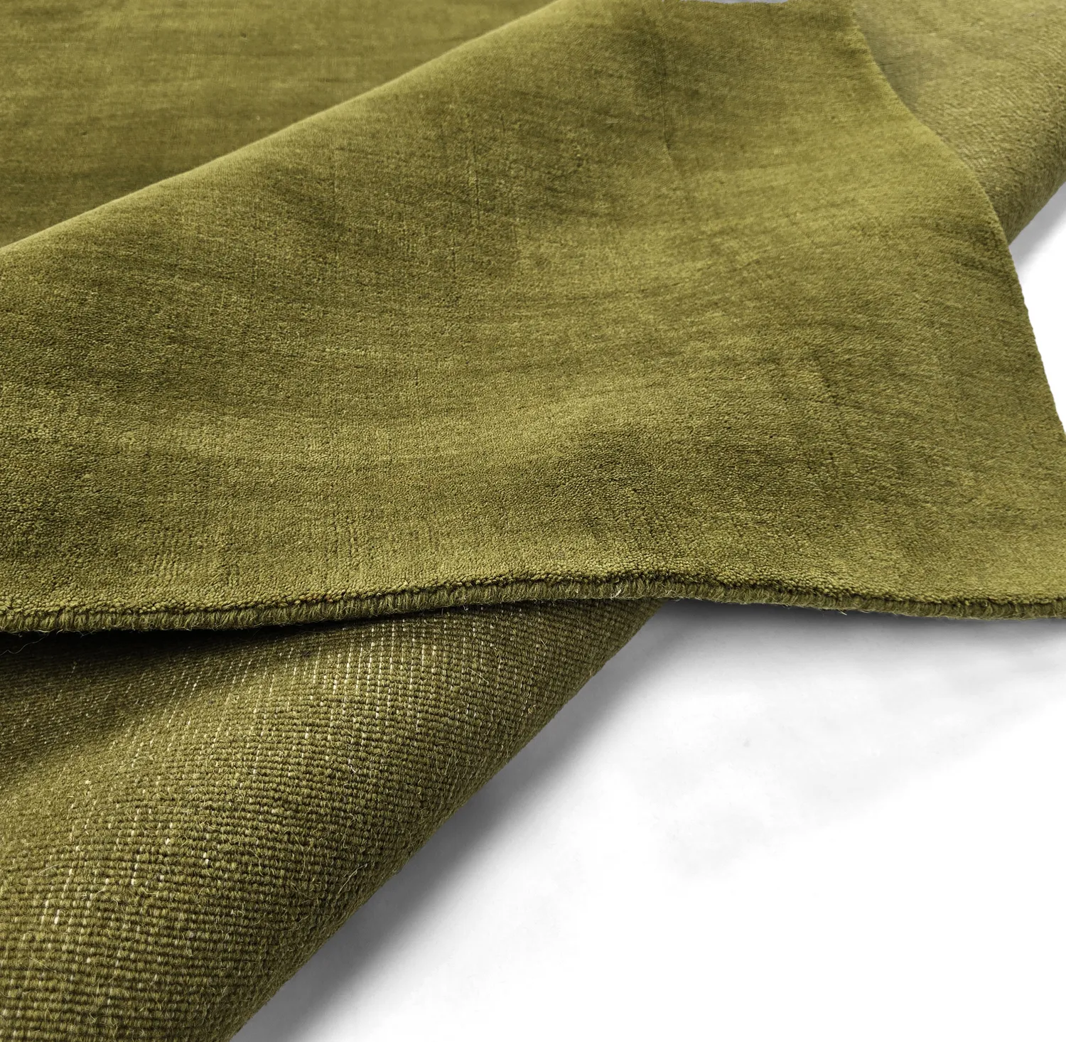 Vlněný koberec - Rozel Handloom Wool Premium (mechová zelená)