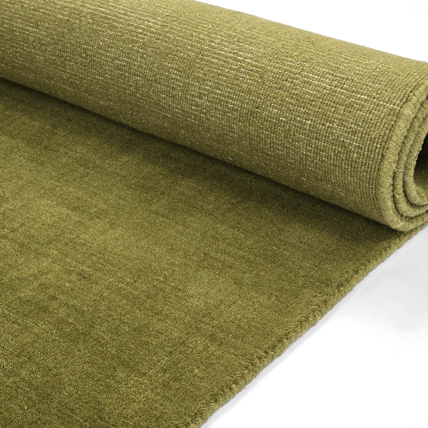 Vlněný koberec - Rozel Handloom Wool Premium (mechová zelená)
